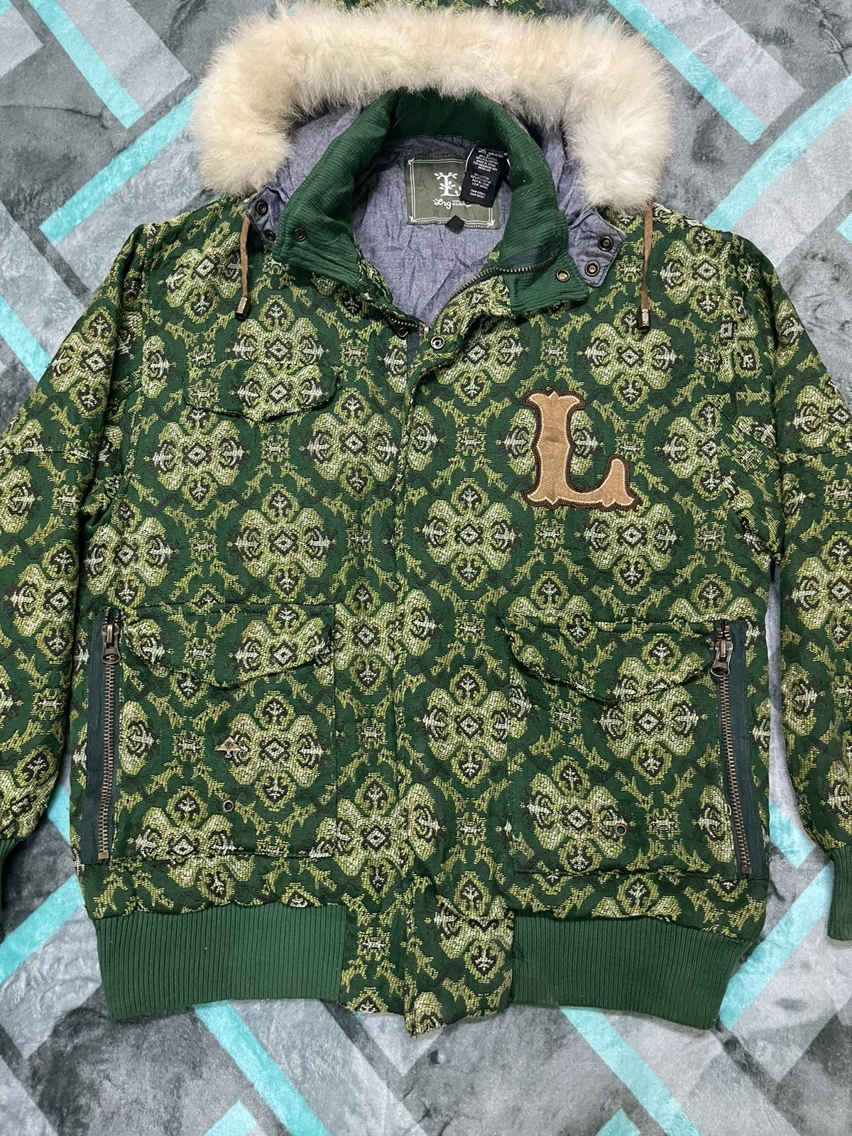 LRG LRG ROOTS AND EQUIPMENT HOODIE JACKET Size US XL / EU 56 / 4 - 3 Thumbnail