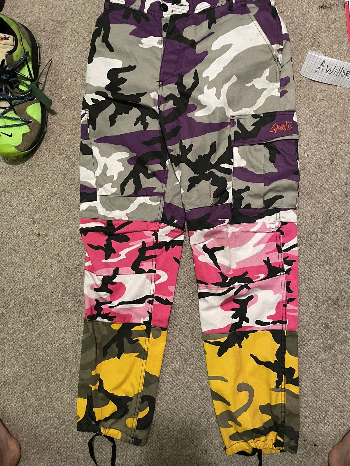 Gnarcotic × Superrradical Superrradical Gnarcotic Tri camo cargo pants Size US 28 / EU 44 - 1 Thumbnail
