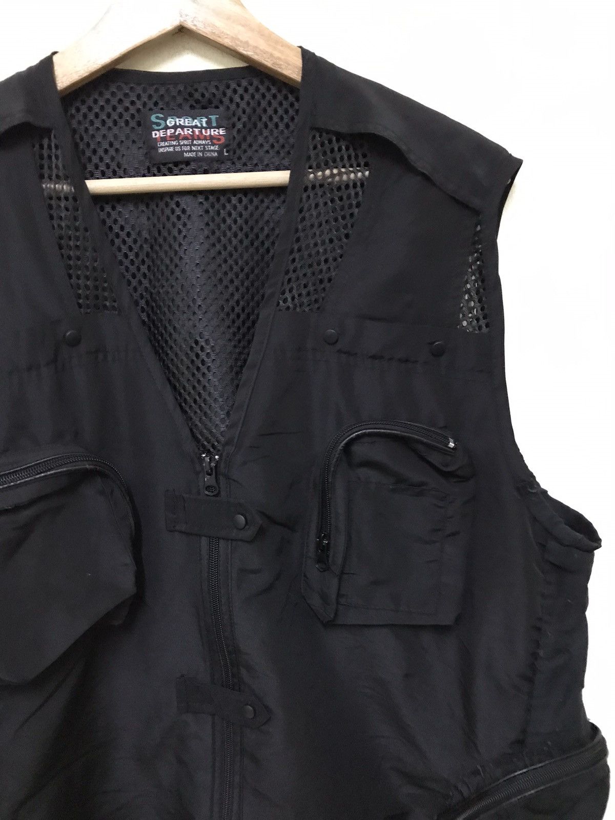 Japanese Brand × Vintage Vintage Sports Great Departures Utility Vest Size US L / EU 52-54 / 3 - 9 Thumbnail