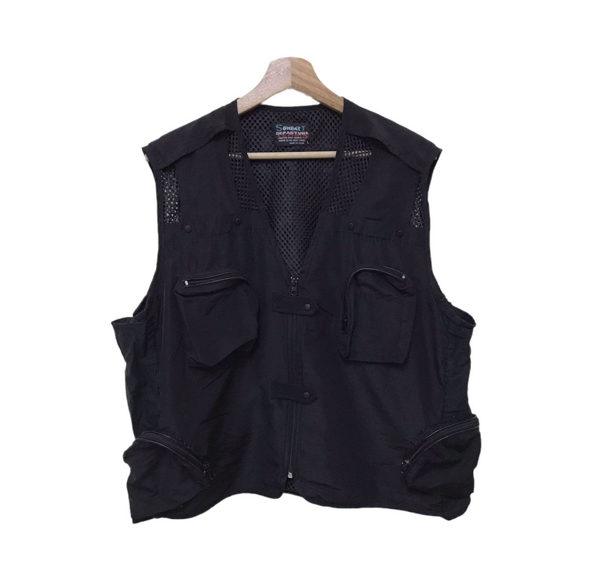 Japanese Brand × Vintage Vintage Sports Great Departures Utility Vest Size US L / EU 52-54 / 3 - 1 Thumbnail