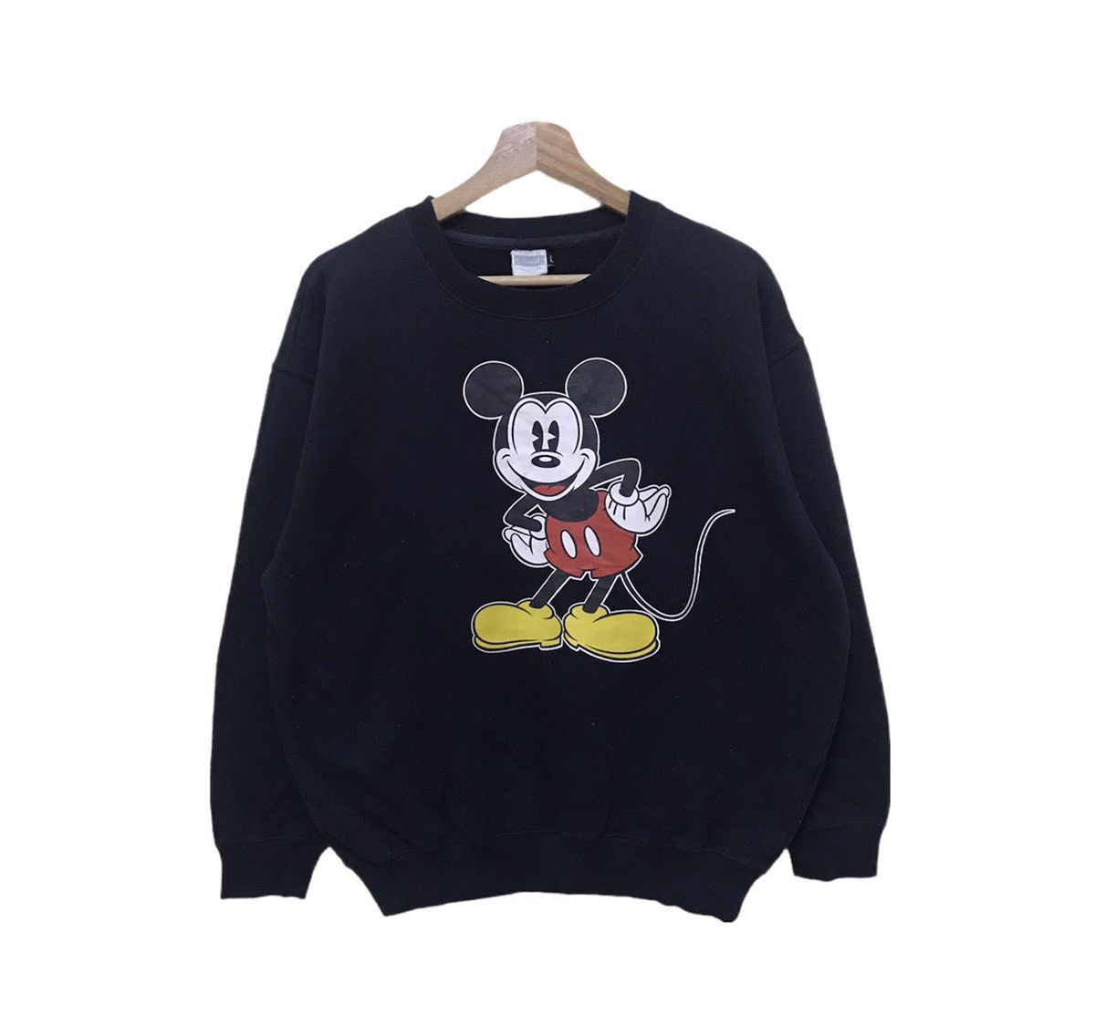 Disney × Mickey Mouse × Vintage Vintage Disney Mickey Mouse Sweatshirt Big Logo Size US L / EU 52-54 / 3 - 1 Thumbnail