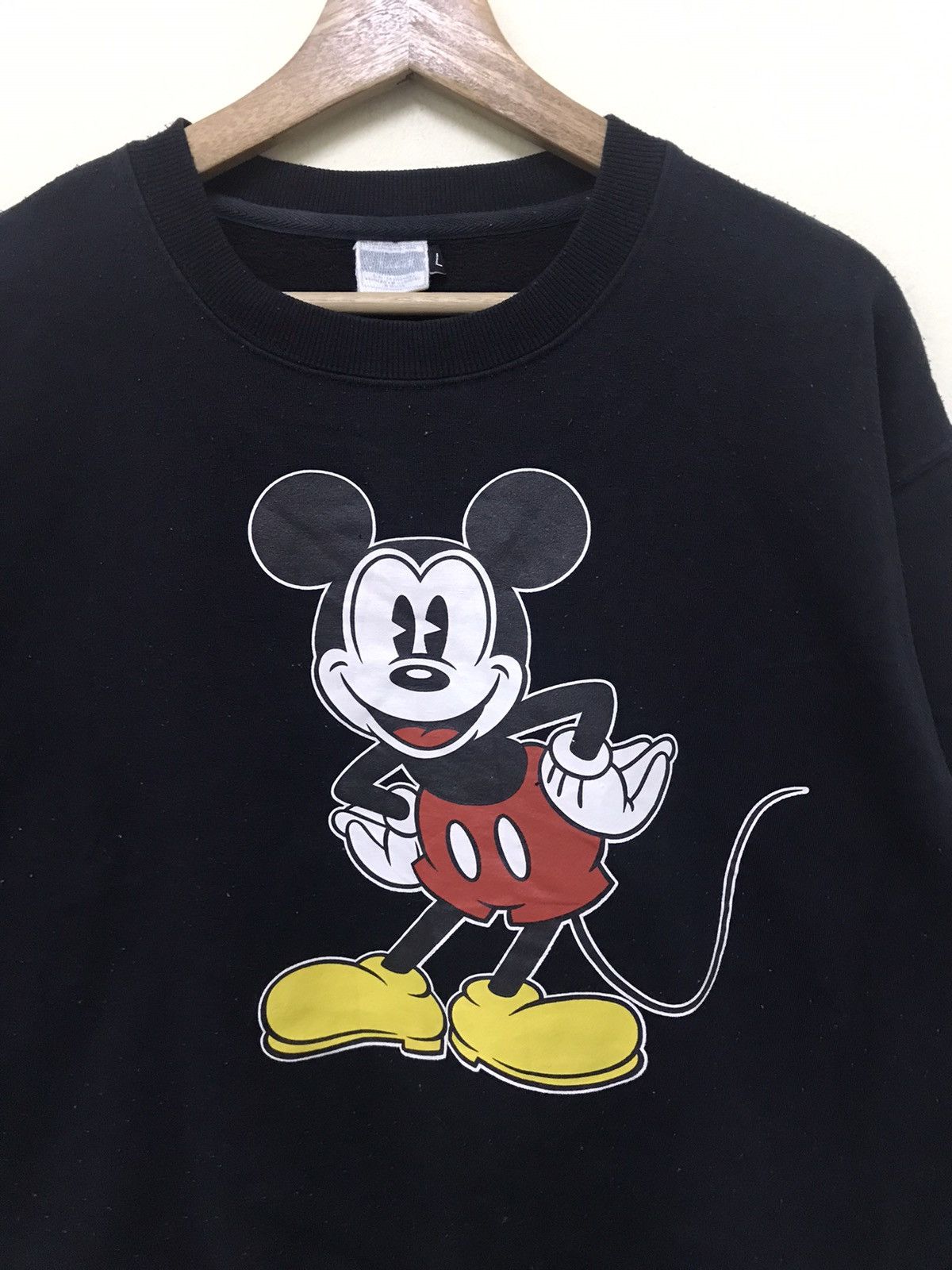 Disney × Mickey Mouse × Vintage Vintage Disney Mickey Mouse Sweatshirt Big Logo Size US L / EU 52-54 / 3 - 4 Thumbnail