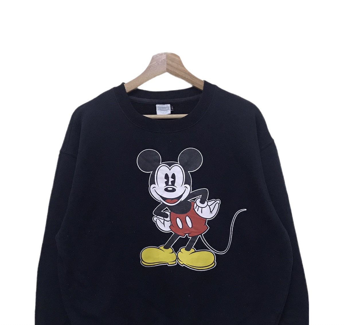 Disney × Mickey Mouse × Vintage Vintage Disney Mickey Mouse Sweatshirt Big Logo Size US L / EU 52-54 / 3 - 2 Thumbnail