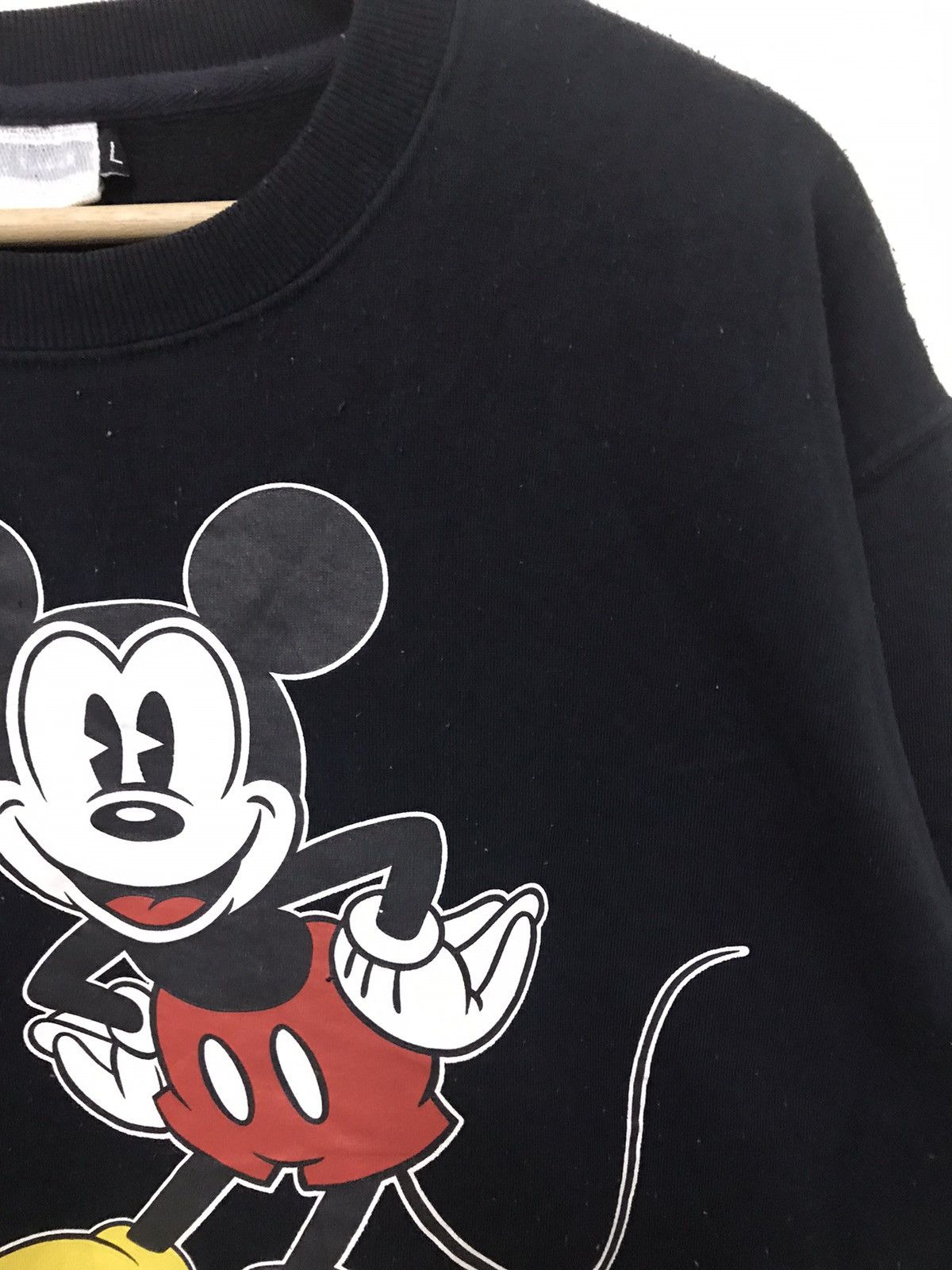 Disney × Mickey Mouse × Vintage Vintage Disney Mickey Mouse Sweatshirt Big Logo Size US L / EU 52-54 / 3 - 5 Thumbnail