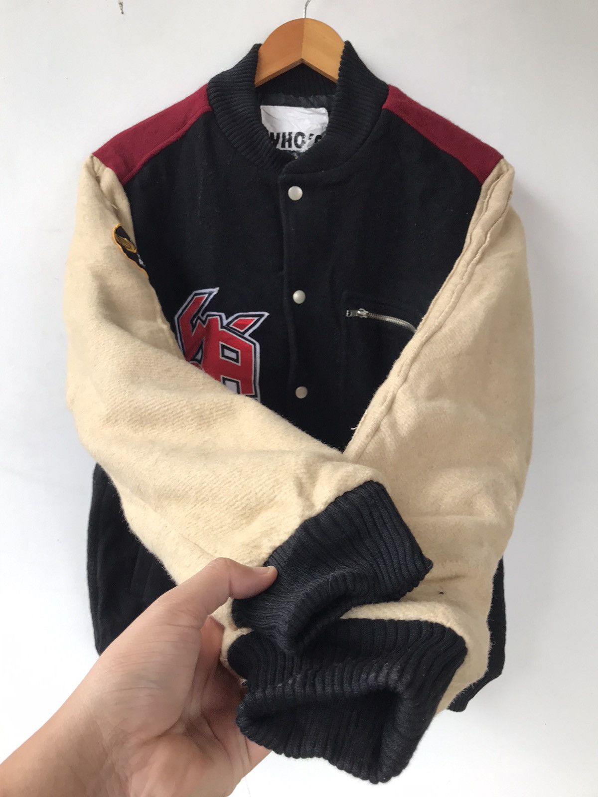 Japanese Brand Vintage Who’s A Yellow Ruby Varsity Jacket Letterman Size US L / EU 52-54 / 3 - 10 Thumbnail