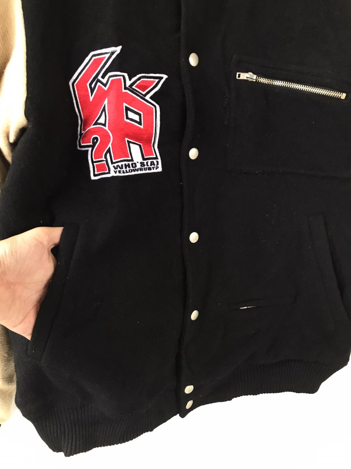 Japanese Brand Vintage Who’s A Yellow Ruby Varsity Jacket Letterman Size US L / EU 52-54 / 3 - 8 Thumbnail