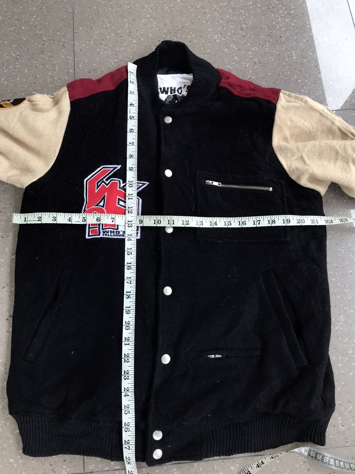 Japanese Brand Vintage Who’s A Yellow Ruby Varsity Jacket Letterman Size US L / EU 52-54 / 3 - 13 Thumbnail