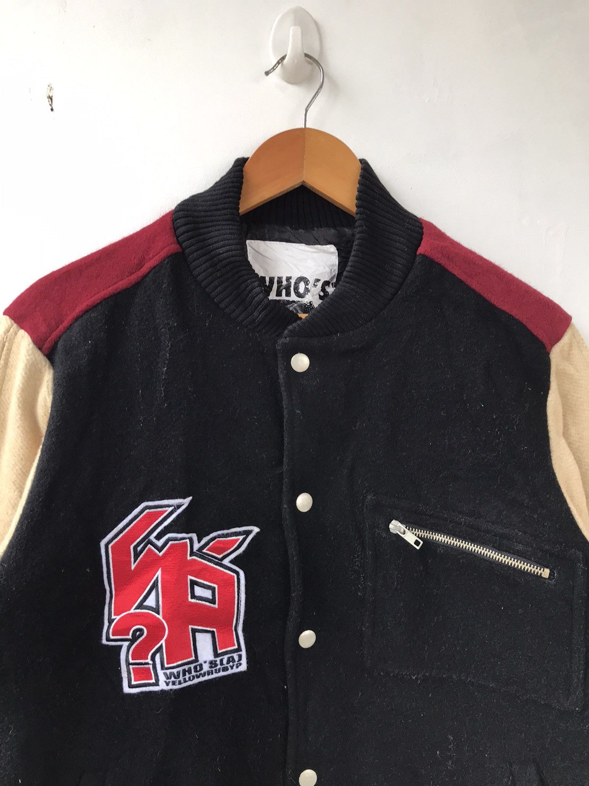 Japanese Brand Vintage Who’s A Yellow Ruby Varsity Jacket Letterman Size US L / EU 52-54 / 3 - 6 Thumbnail