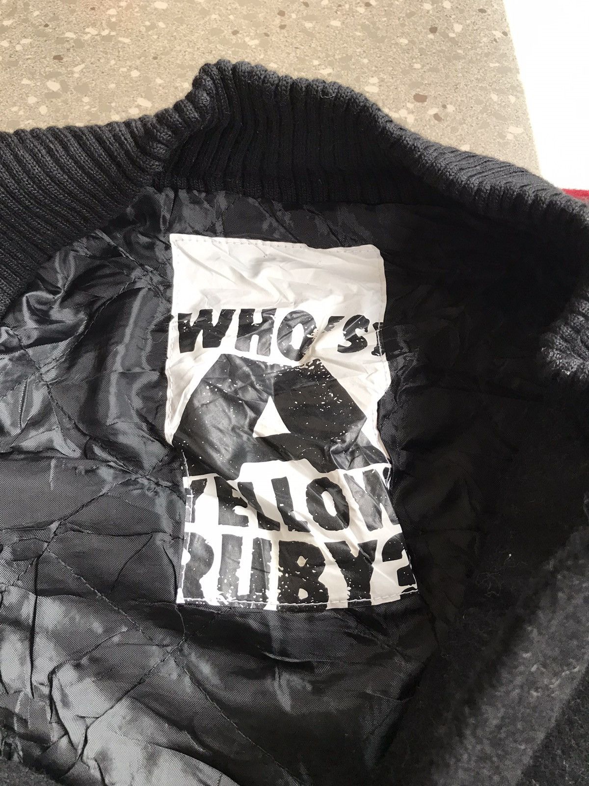 Japanese Brand Vintage Who’s A Yellow Ruby Varsity Jacket Letterman Size US L / EU 52-54 / 3 - 11 Thumbnail