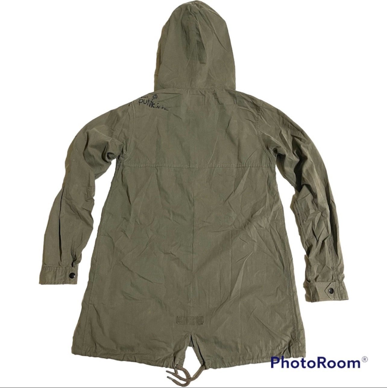 Japanese Brand Moussy Pistol Punk & Roll Printed Parka Size US M / EU 48-50 / 2 - 2 Thumbnail