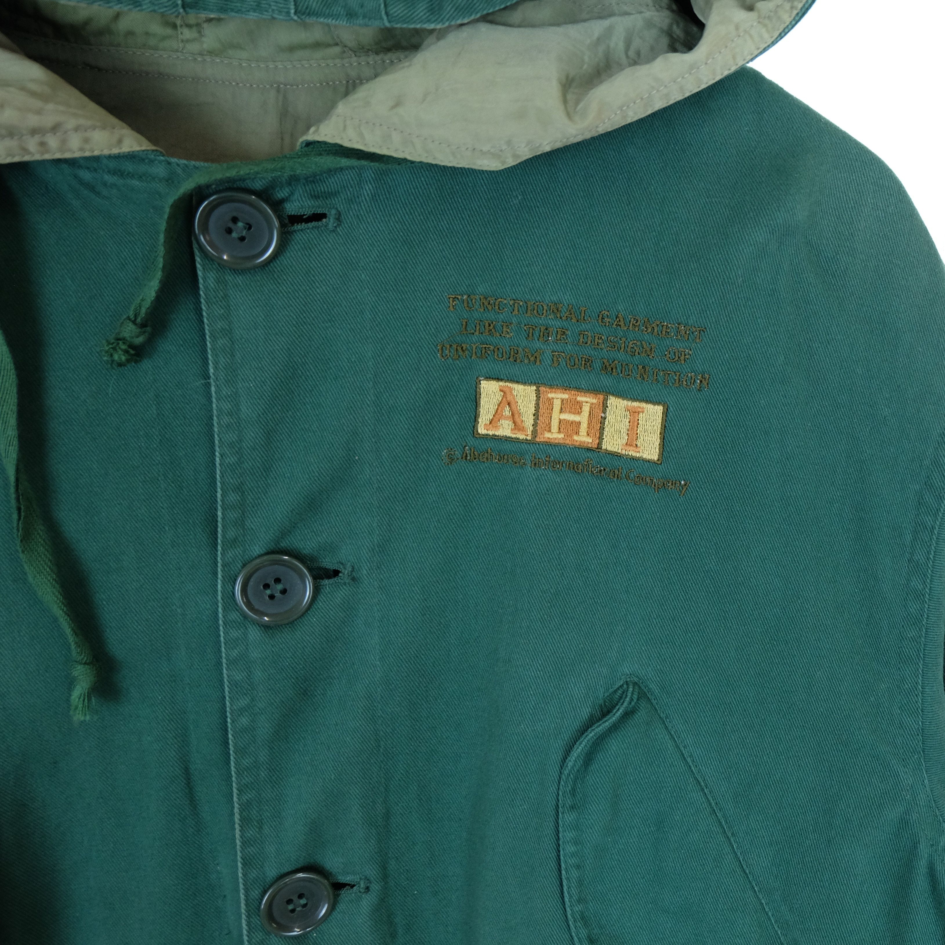 Japanese Brand ABAHOUSE Big Logo Military Tactical Army Parka Jacket Size US L / EU 52-54 / 3 - 8 Thumbnail