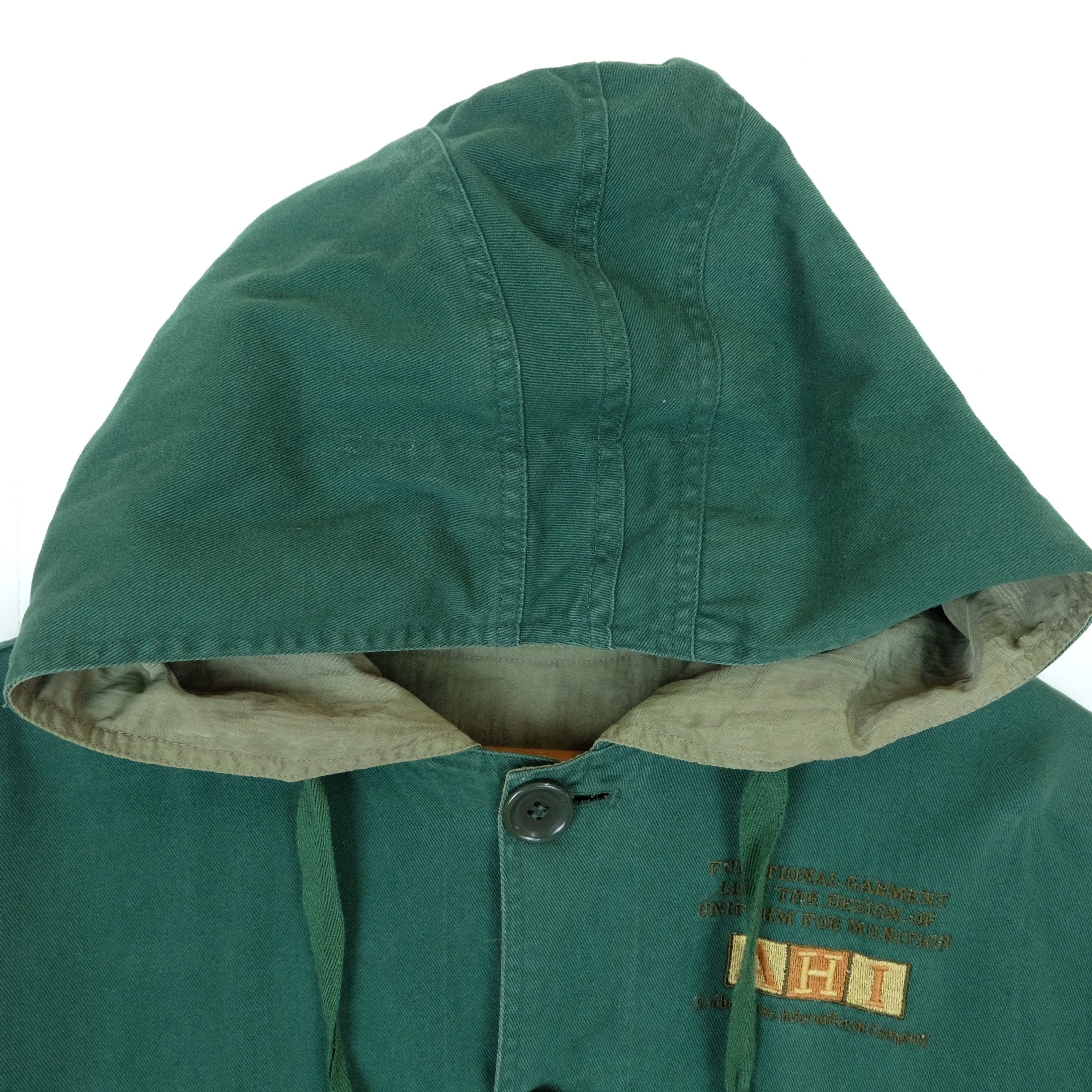 Japanese Brand ABAHOUSE Big Logo Military Tactical Army Parka Jacket Size US L / EU 52-54 / 3 - 9 Thumbnail