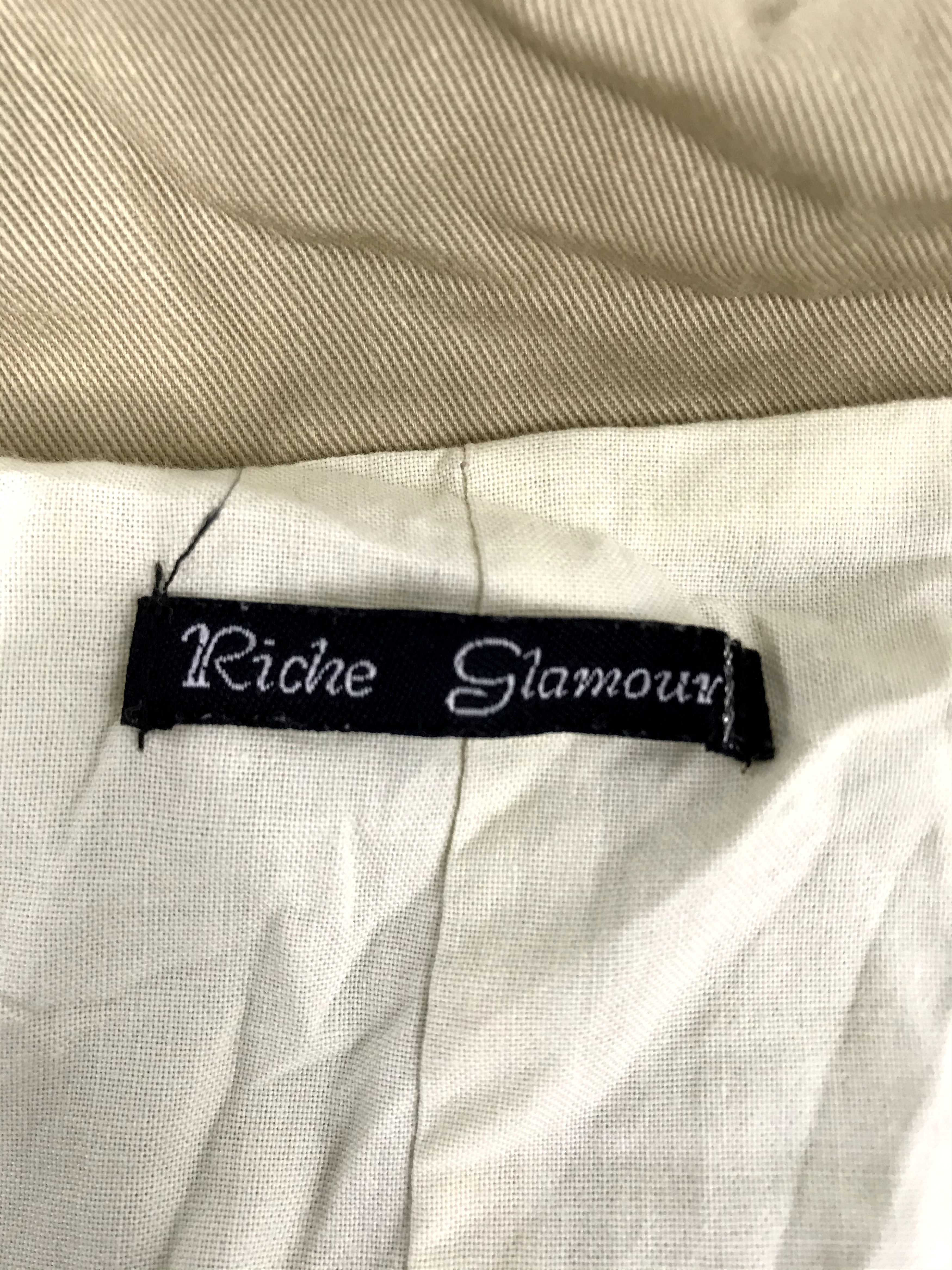 Vintage Riches Glamour Bomber Jacket Tactical Biker Size US M / EU 48-50 / 2 - 4 Thumbnail