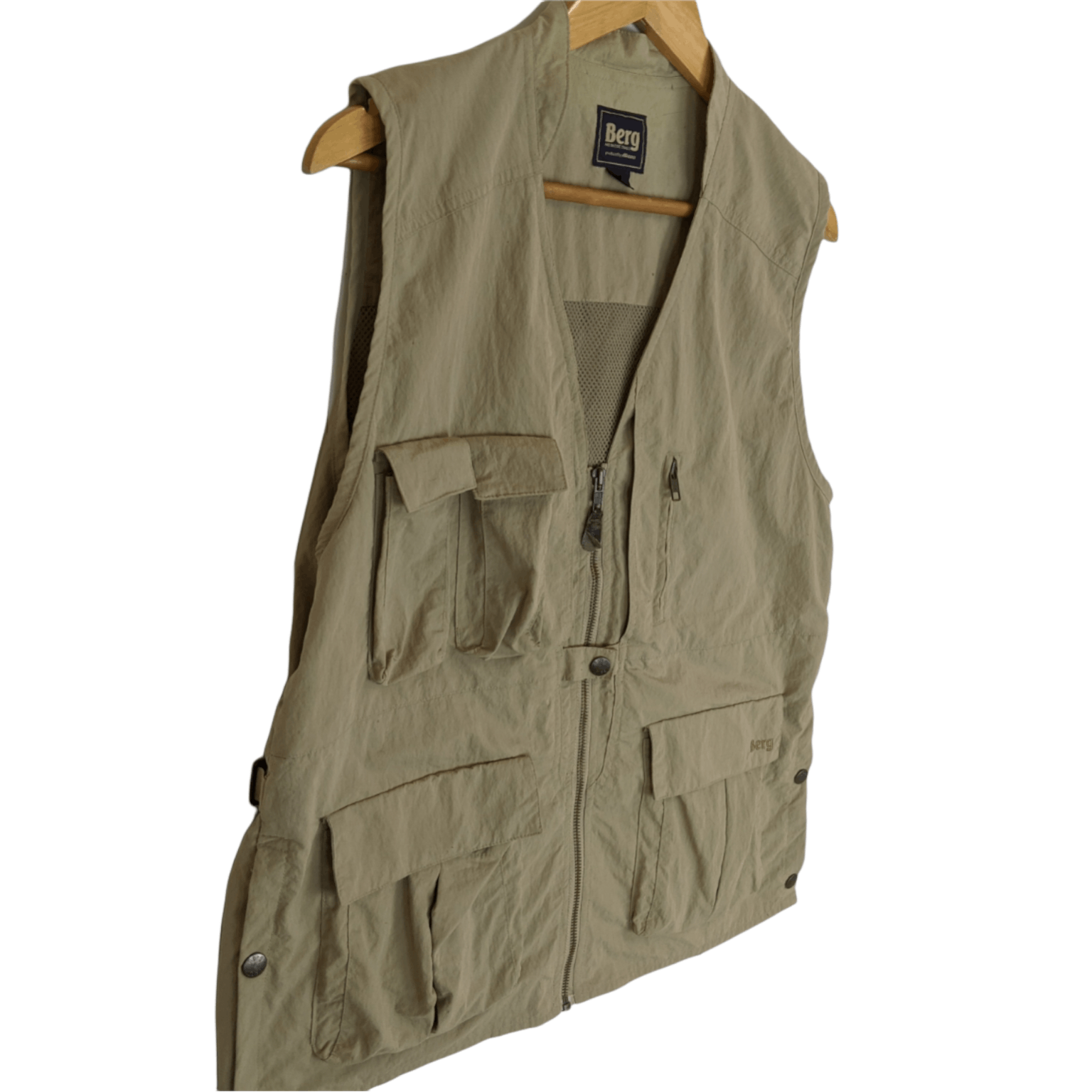 Berg & Berg × Mizuno 90's MIZUNO BERG Multipocket Vest Jacket Size US L / EU 52-54 / 3 - 3 Thumbnail