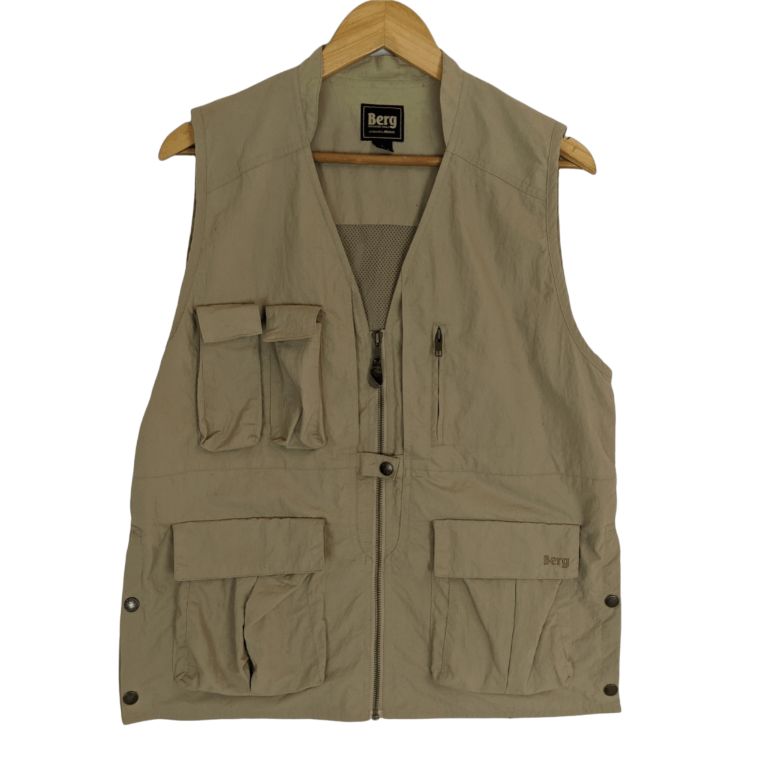 Berg & Berg × Mizuno 90's MIZUNO BERG Multipocket Vest Jacket Size US L / EU 52-54 / 3 - 2 Thumbnail