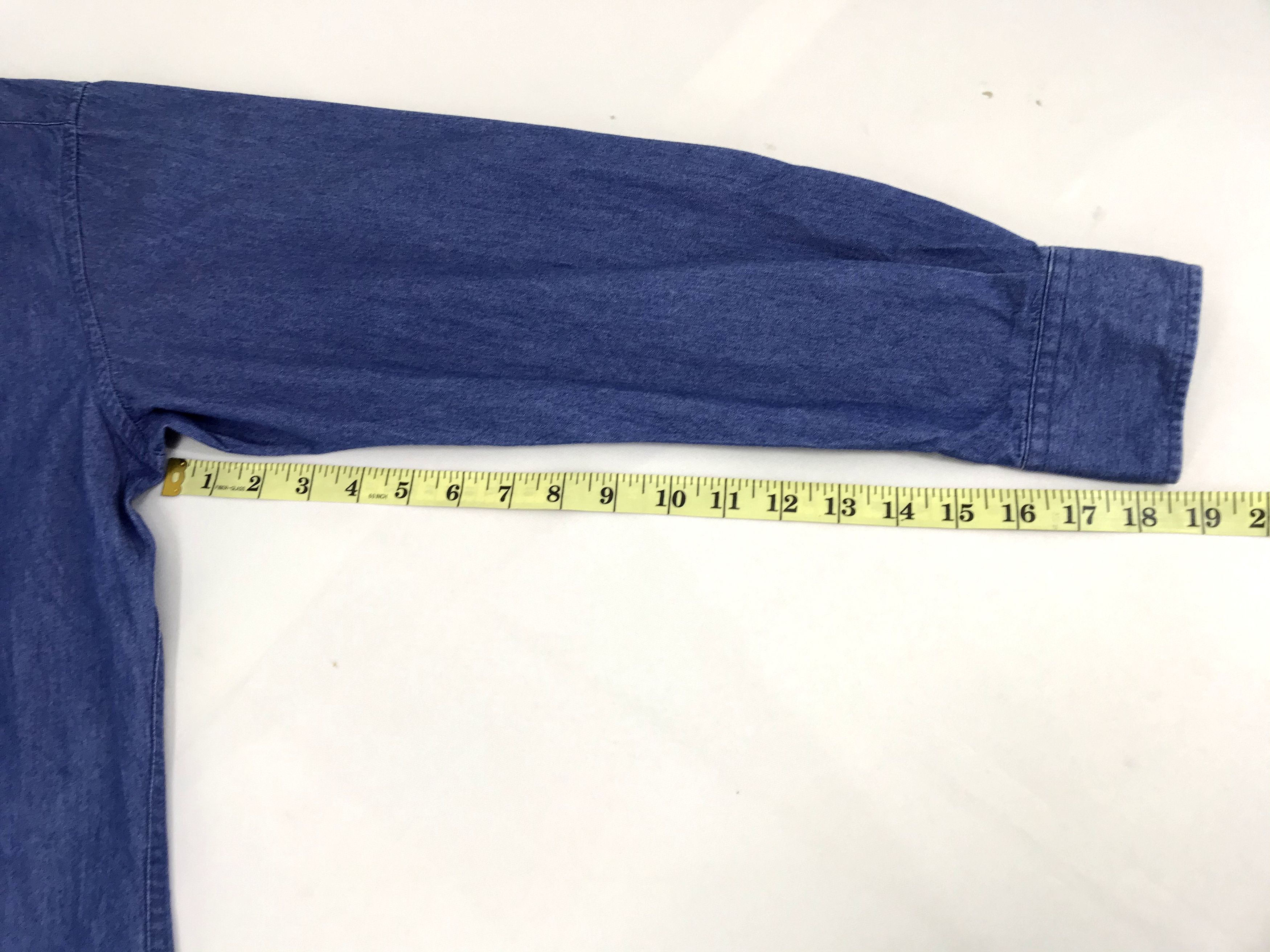Flannel Vintage Style Full House Western Indigo Denim Jeans Flannel Size US L / EU 52-54 / 3 - 11 Thumbnail