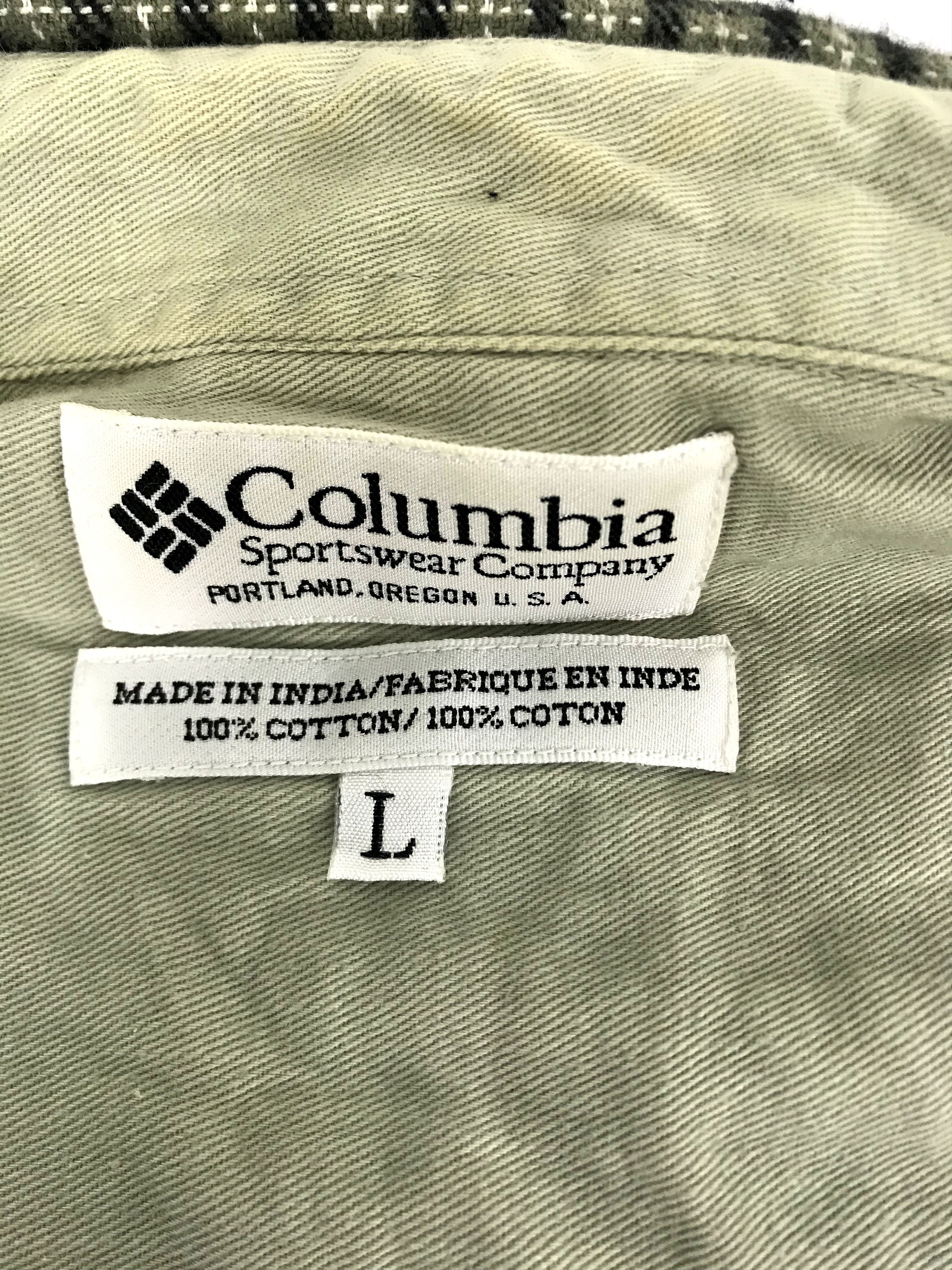 Columbia Vintage Columbia Sportswear Flannel Casual Shirt Checked Size US XL / EU 56 / 4 - 5 Thumbnail