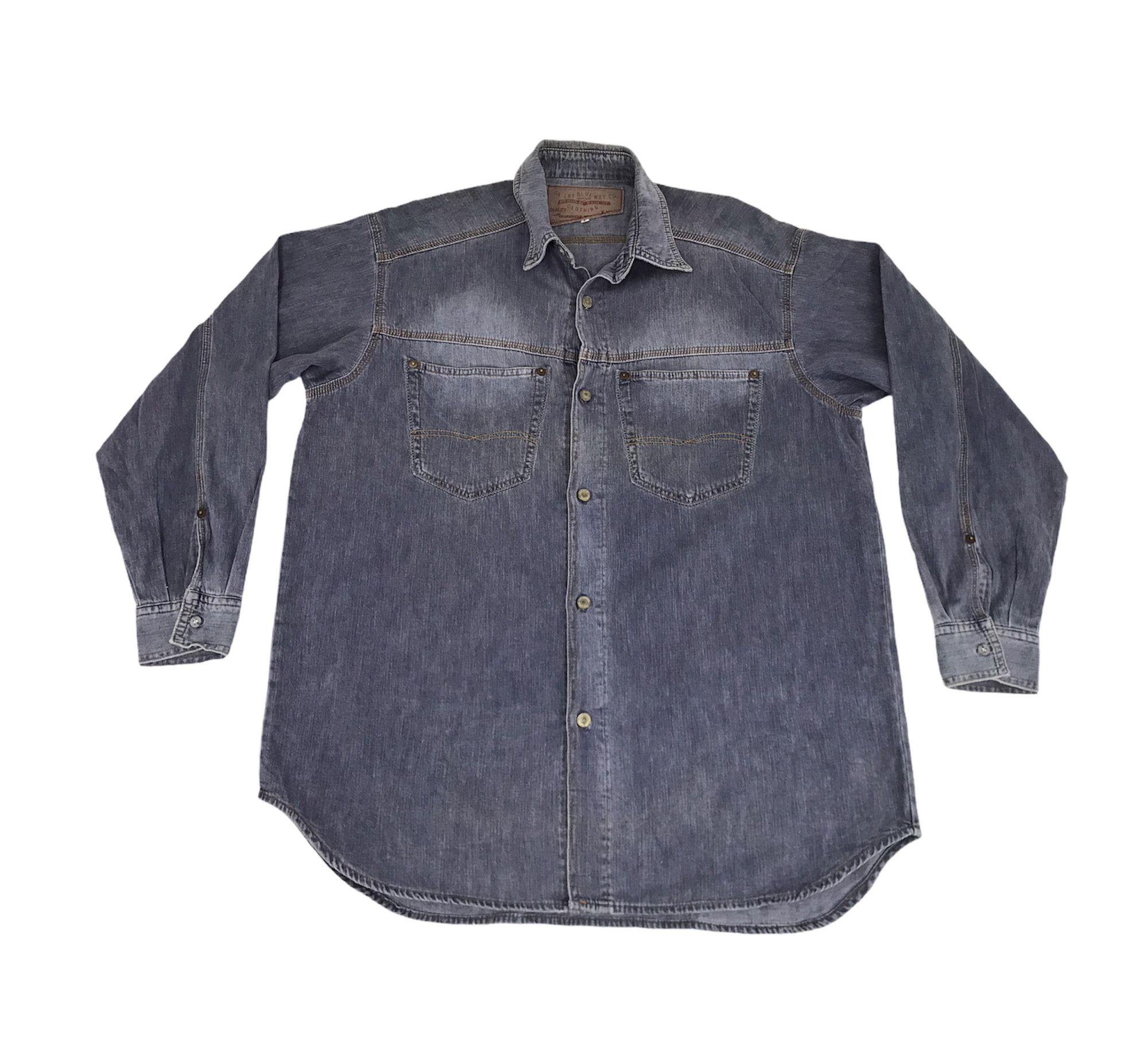 Japanese Brand Vintage Blue Way Jeanswear Japanese Brand Western Denim Size US XL / EU 56 / 4 - 1 Thumbnail