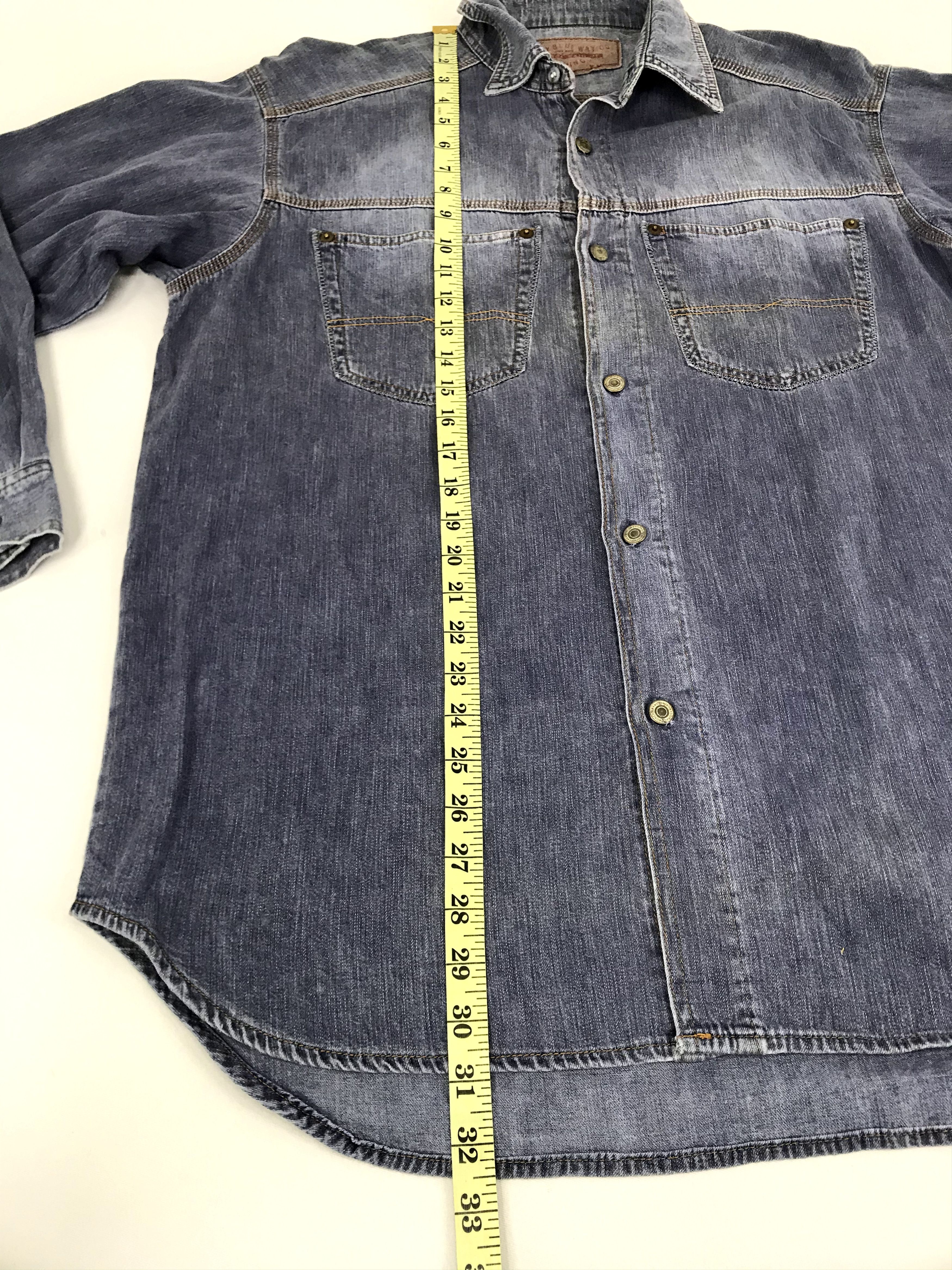 Japanese Brand Vintage Blue Way Jeanswear Japanese Brand Western Denim Size US XL / EU 56 / 4 - 10 Thumbnail