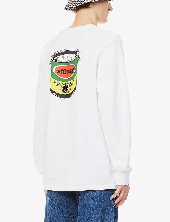 Stussy STUSSY Paint Can Long Sleeve T-Shirt Size US M / EU 48-50 / 2 - 3 Thumbnail