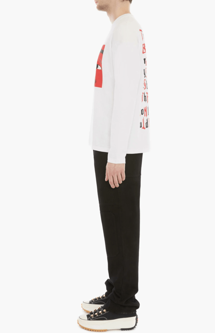JW Anderson J.W.ANDERSON Eyes Printed Long Sleeve Shirt Size US L / EU 52-54 / 3 - 8 Thumbnail