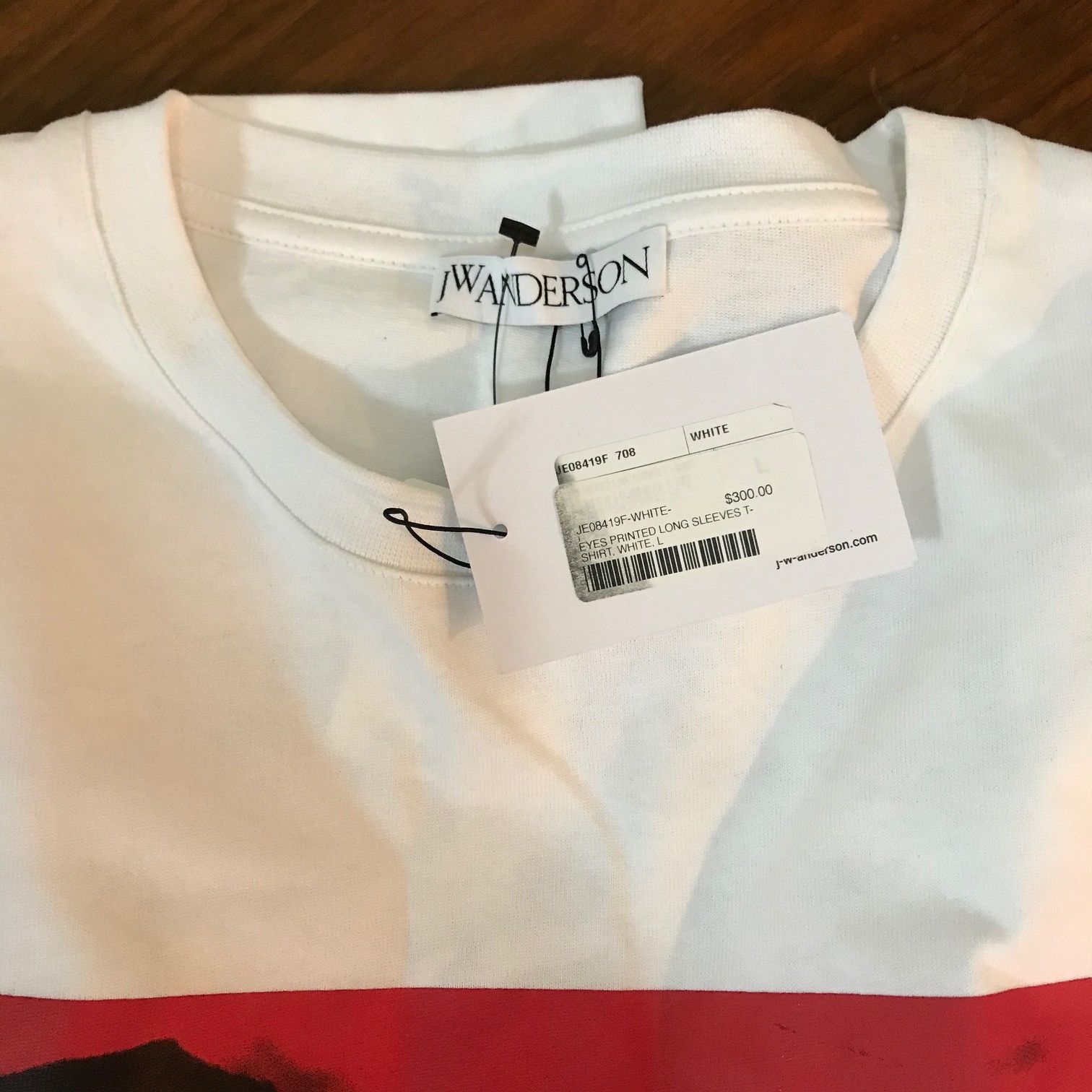 JW Anderson J.W.ANDERSON Eyes Printed Long Sleeve Shirt Size US L / EU 52-54 / 3 - 4 Thumbnail
