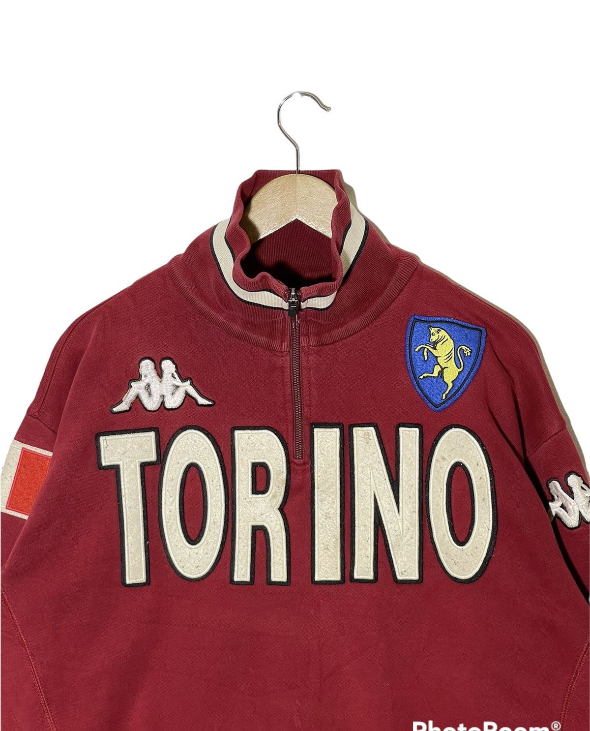 Kappa × Vintage Vintage Kappa Embroided Sweatshirt zipper Size US L / EU 52-54 / 3 - 3 Thumbnail