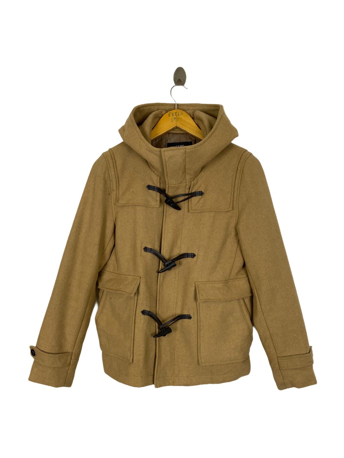 image of Hare Duffle Coat Small Size in Light Brown, Men's
