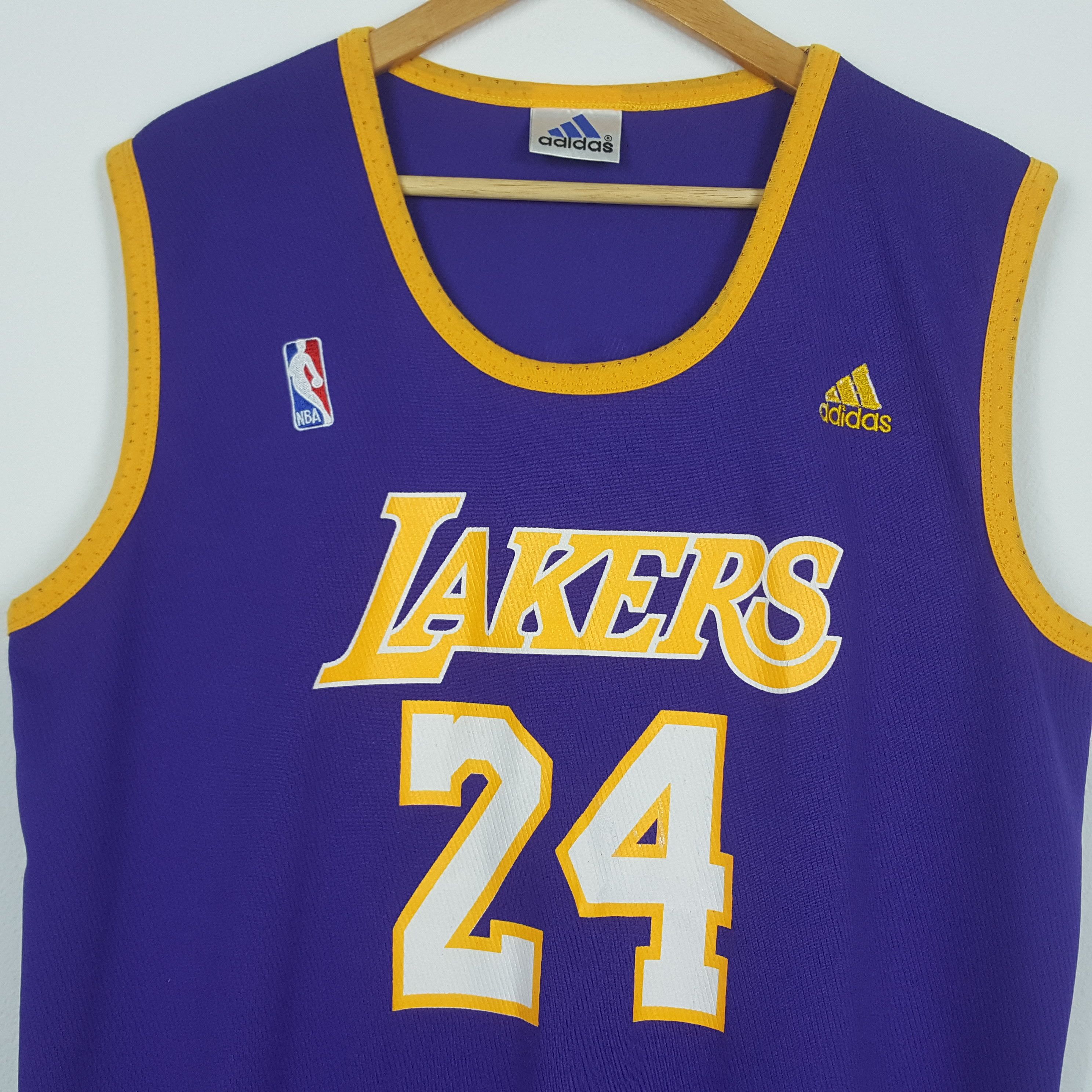 Adidas × NBA × Vintage Vintage Kobe Bryant Lakers NBA X Adidas Jersey Size US L / EU 52-54 / 3 - 4 Thumbnail