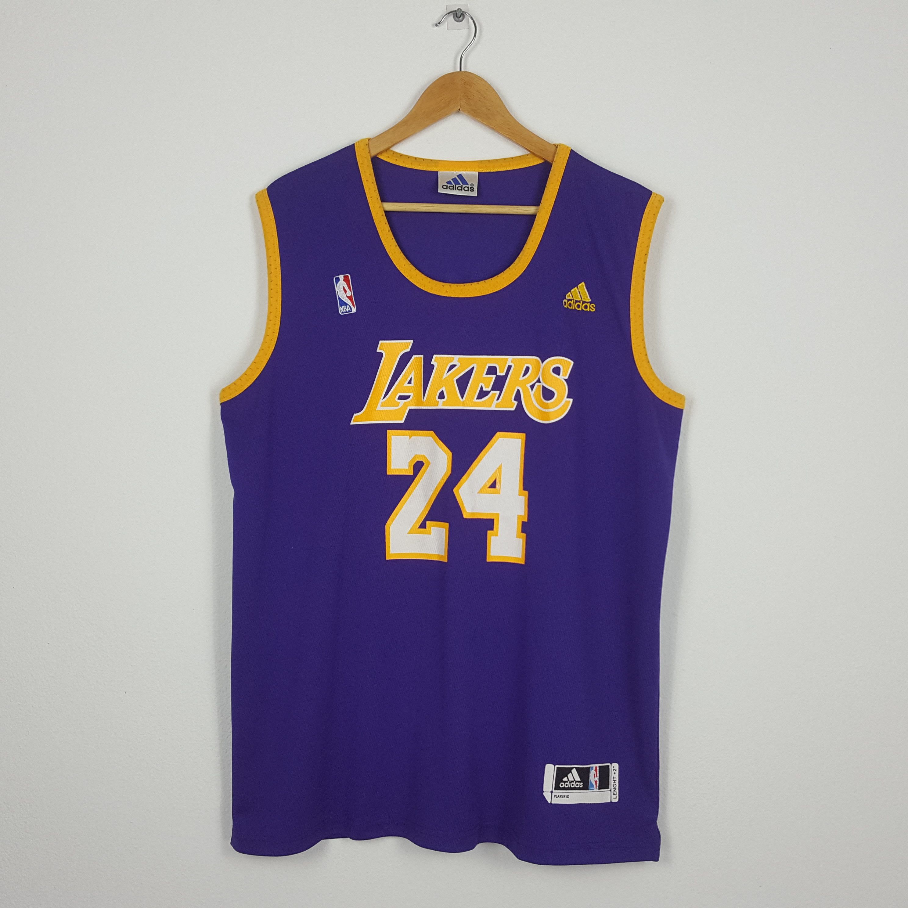 Vintage Kobe Bryant Lakers NBA X Adidas Jersey