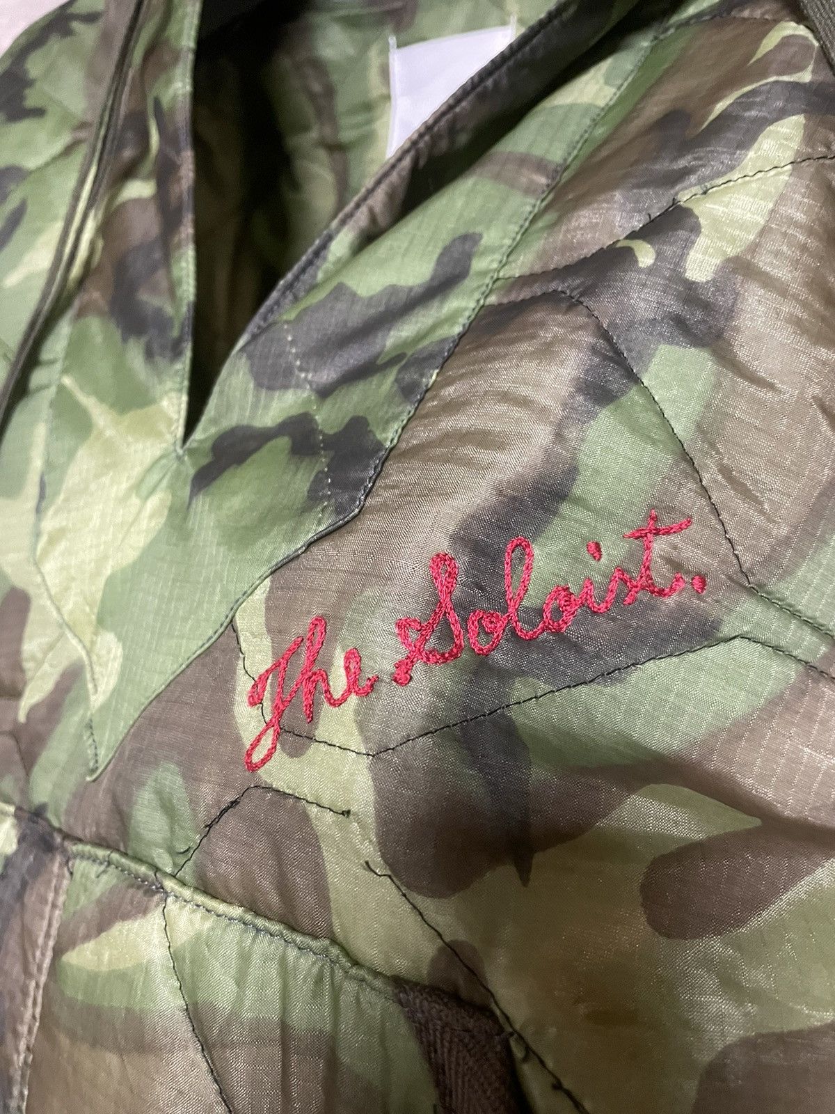 Number (N)ine × Takahiromiyashita The Soloist. Soloist One-Off Upcycled Camouflage Poncho Size US M / EU 48-50 / 2 - 4 Thumbnail