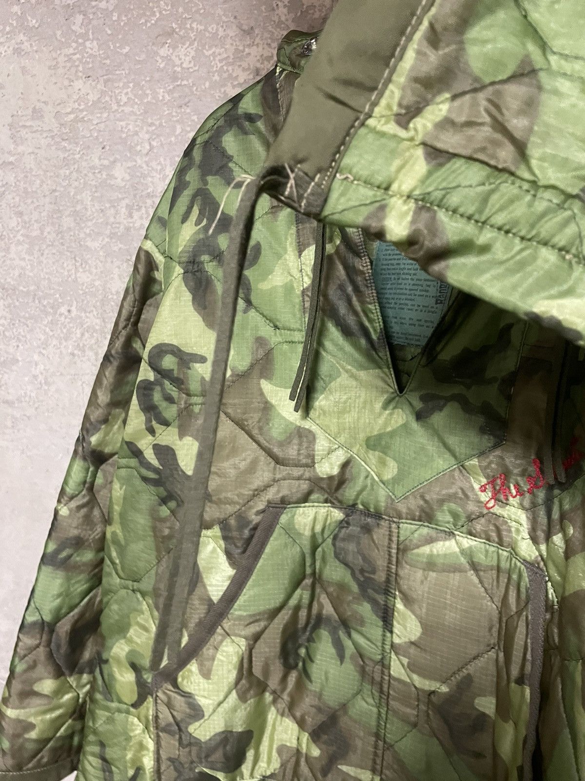 Number (N)ine × Takahiromiyashita The Soloist. Soloist One-Off Upcycled Camouflage Poncho Size US M / EU 48-50 / 2 - 7 Thumbnail
