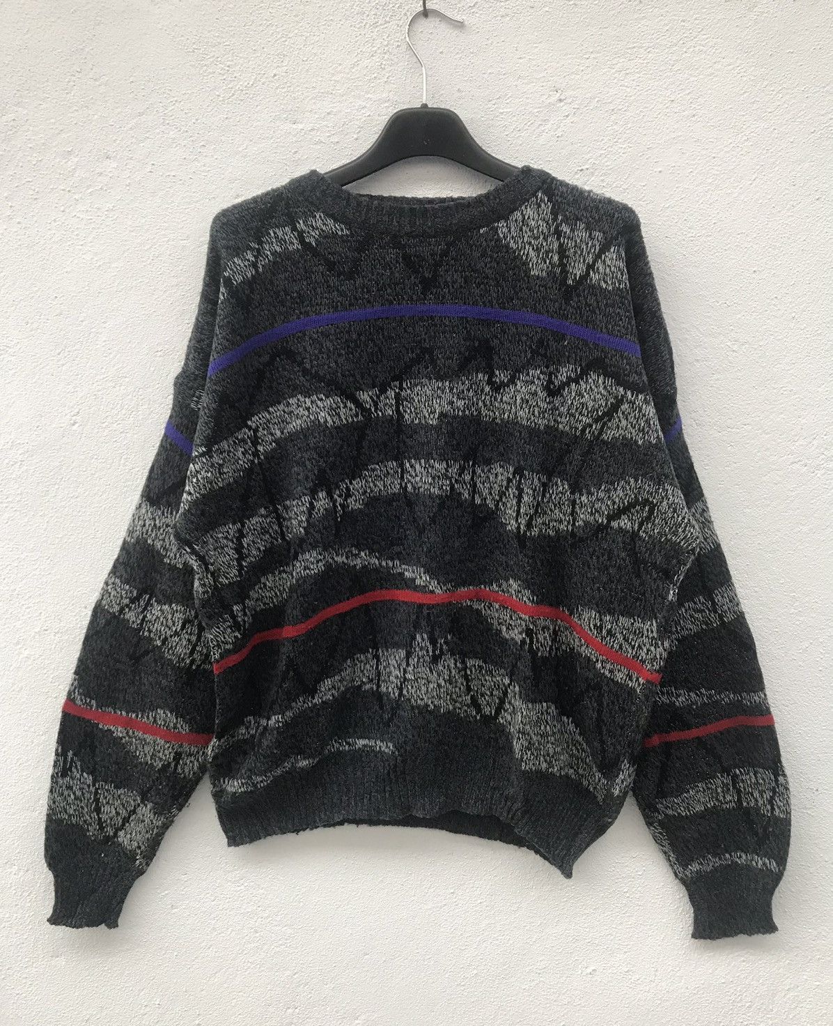 Vintage Micheal Herald Art Design Native Knitwear sweater