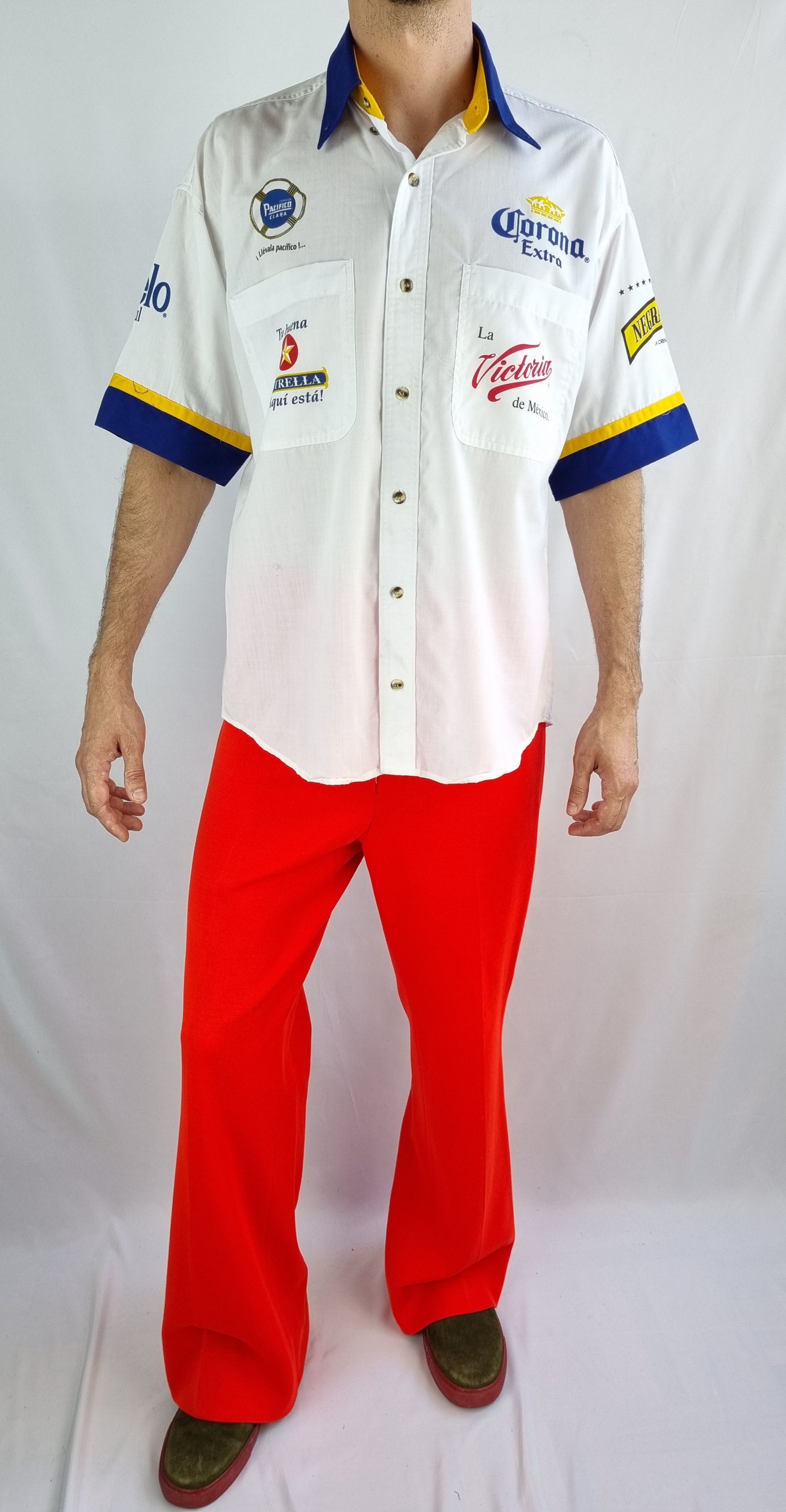 Other Rare Corona Racing Team vintage promo shirt Size US M / EU 48-50 / 2 - 1 Thumbnail