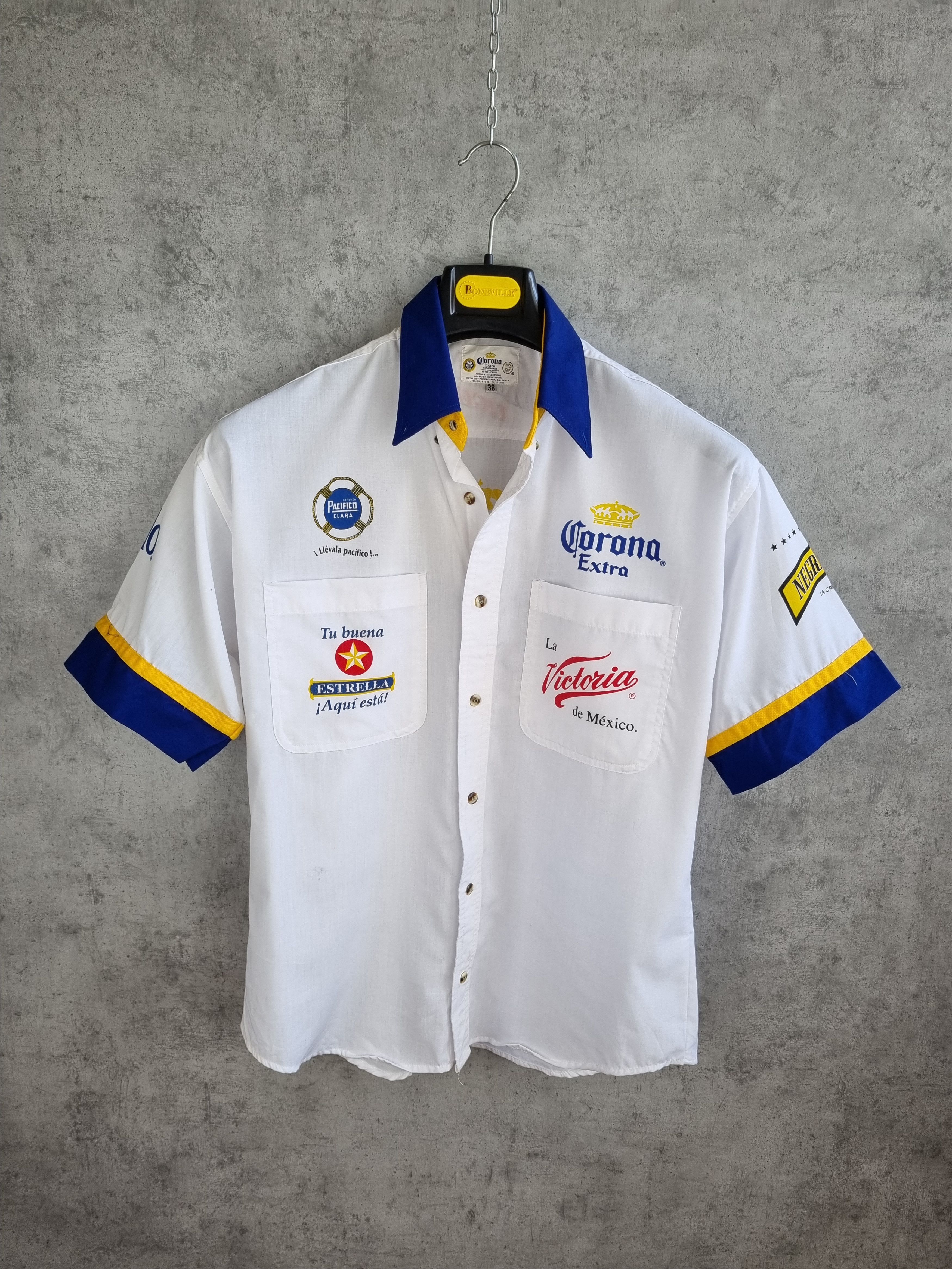 Other Rare Corona Racing Team vintage promo shirt Size US M / EU 48-50 / 2 - 4 Thumbnail