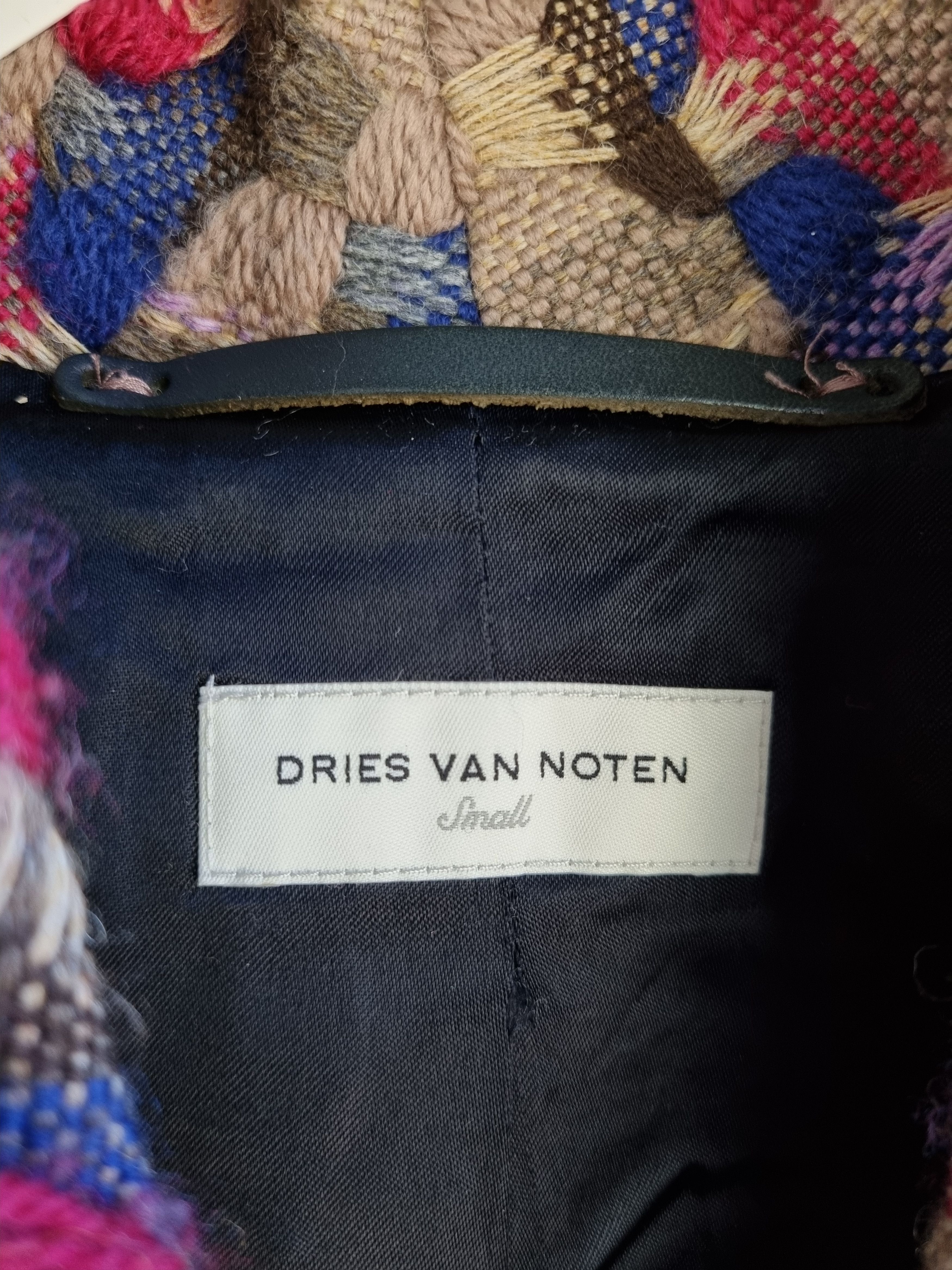Dries Van Noten Dries Van Noten Very Rare Multicolor Tweed Kimono Knitted Size S / US 4 / IT 40 - 6 Thumbnail