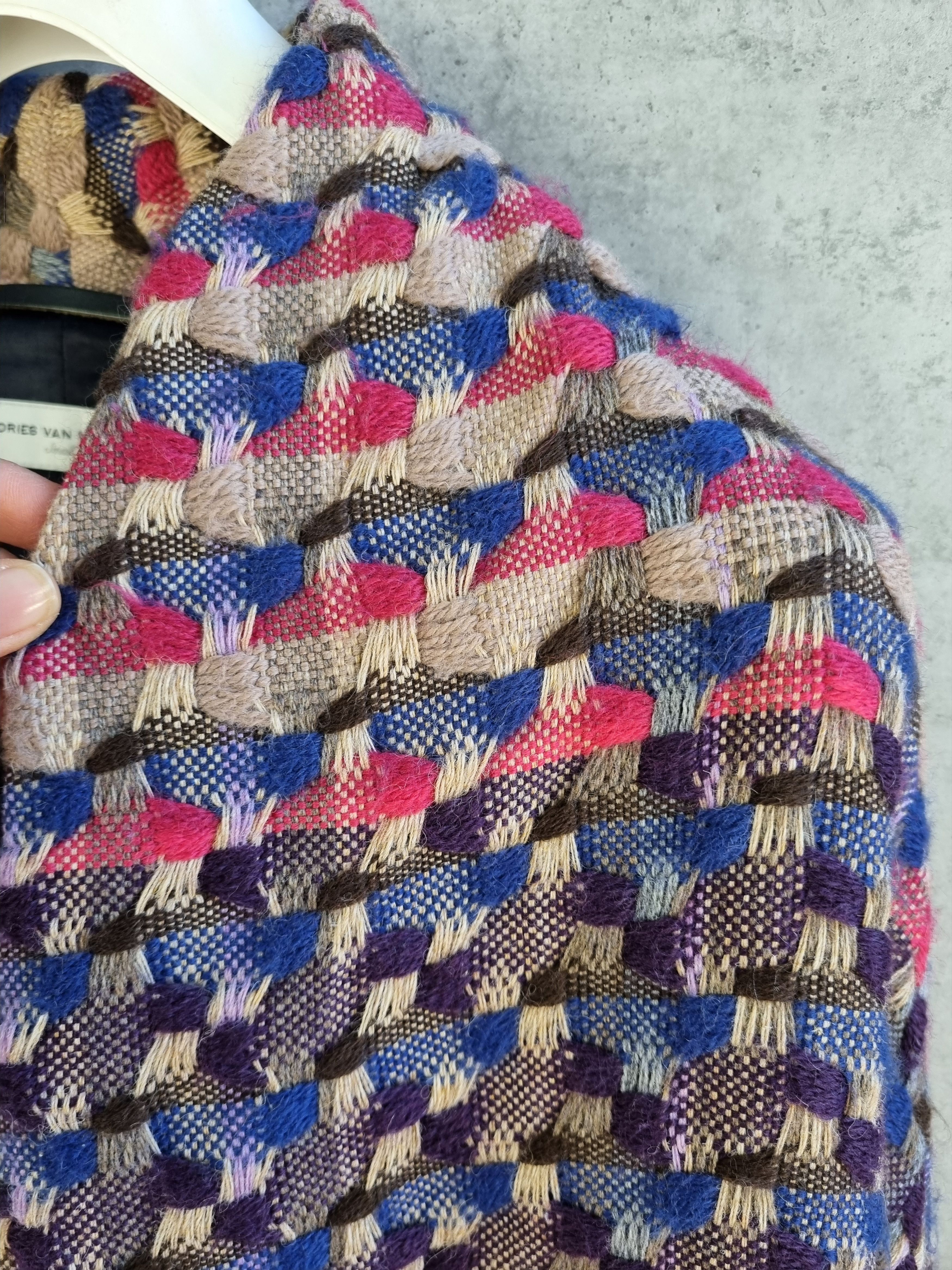 Dries Van Noten Dries Van Noten Very Rare Multicolor Tweed Kimono Knitted Size S / US 4 / IT 40 - 16 Thumbnail