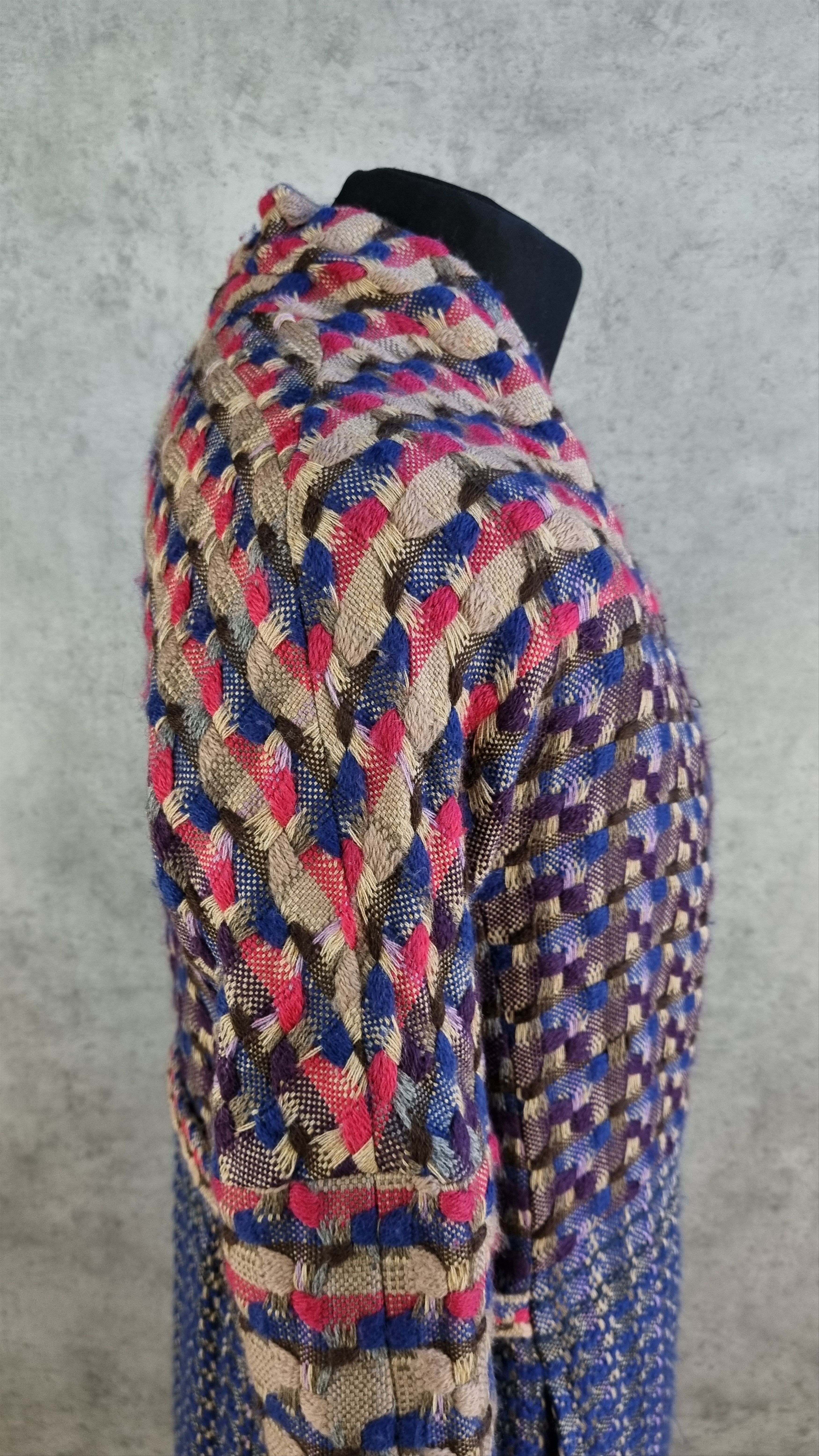 Dries Van Noten Dries Van Noten Very Rare Multicolor Tweed Kimono Knitted Size S / US 4 / IT 40 - 13 Thumbnail