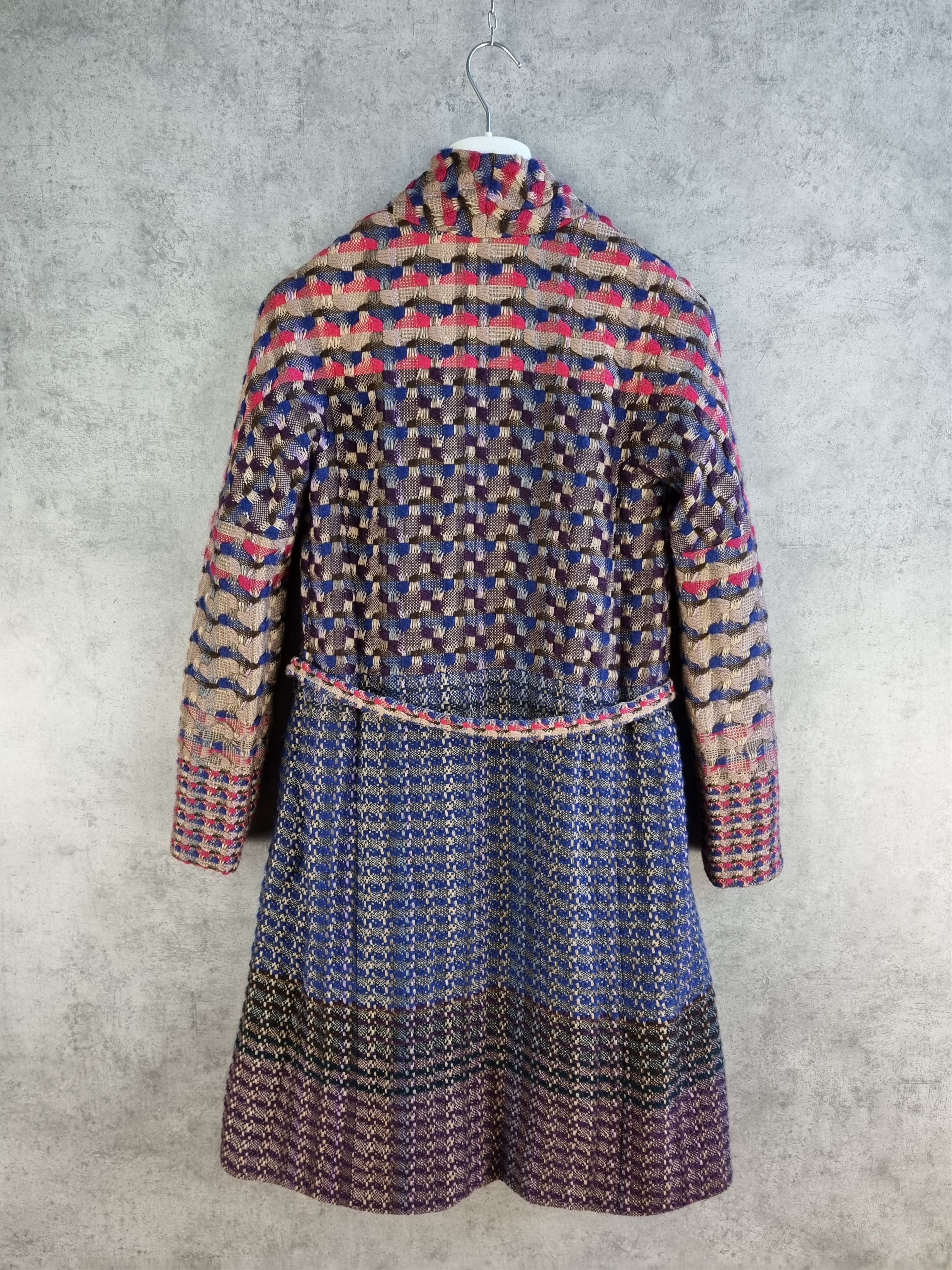 Dries Van Noten Dries Van Noten Very Rare Multicolor Tweed Kimono Knitted Size S / US 4 / IT 40 - 4 Thumbnail