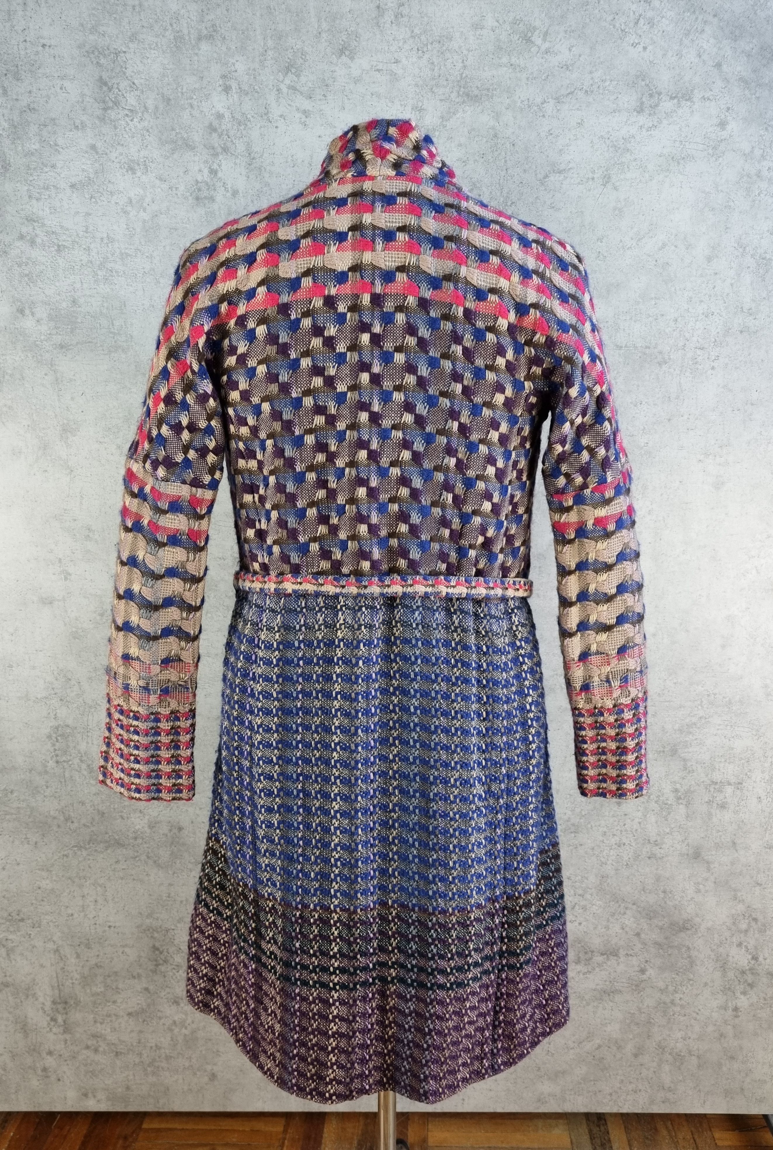 Dries Van Noten Dries Van Noten Very Rare Multicolor Tweed Kimono Knitted Size S / US 4 / IT 40 - 8 Thumbnail