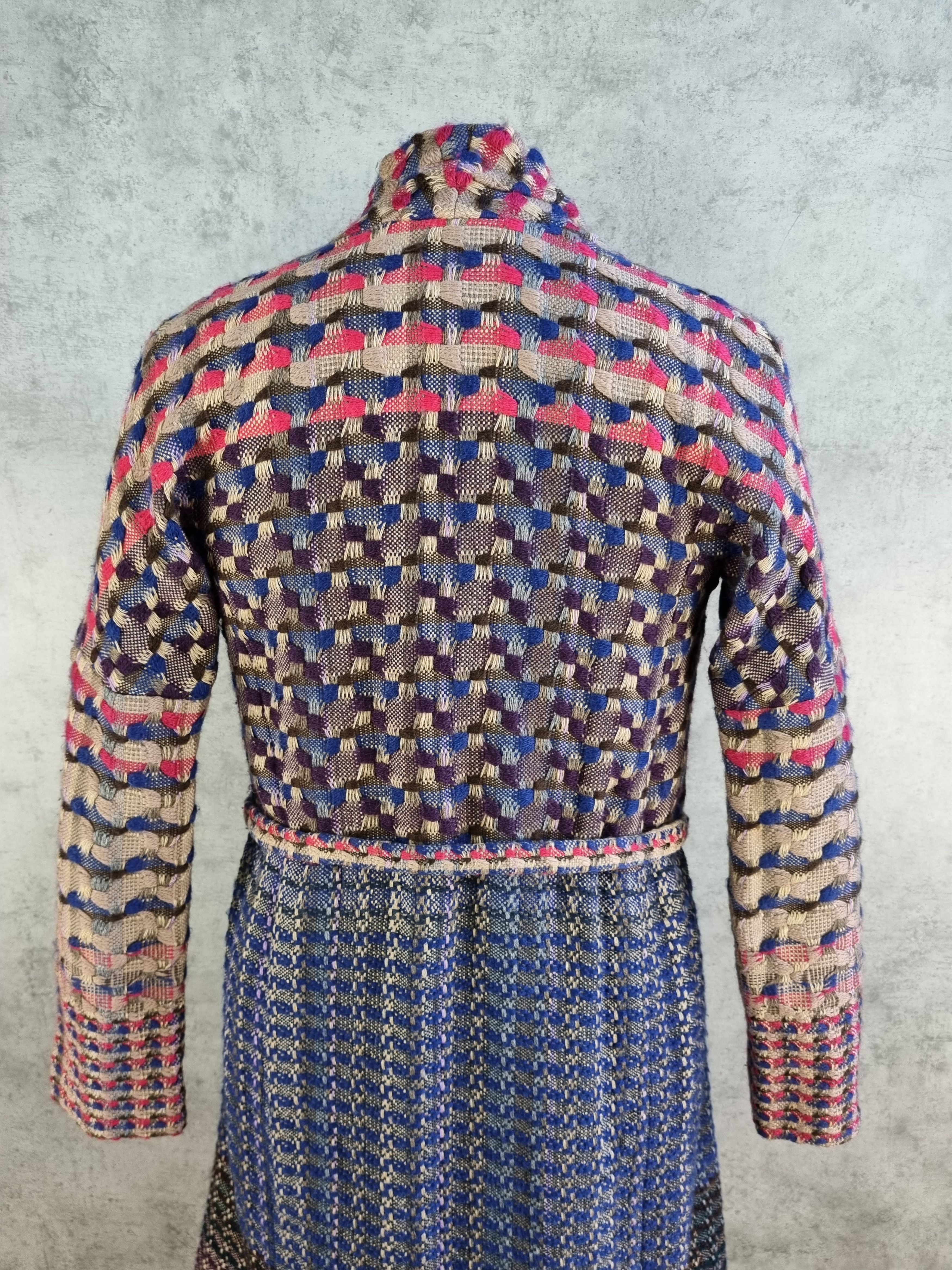 Dries Van Noten Dries Van Noten Very Rare Multicolor Tweed Kimono Knitted Size S / US 4 / IT 40 - 9 Thumbnail