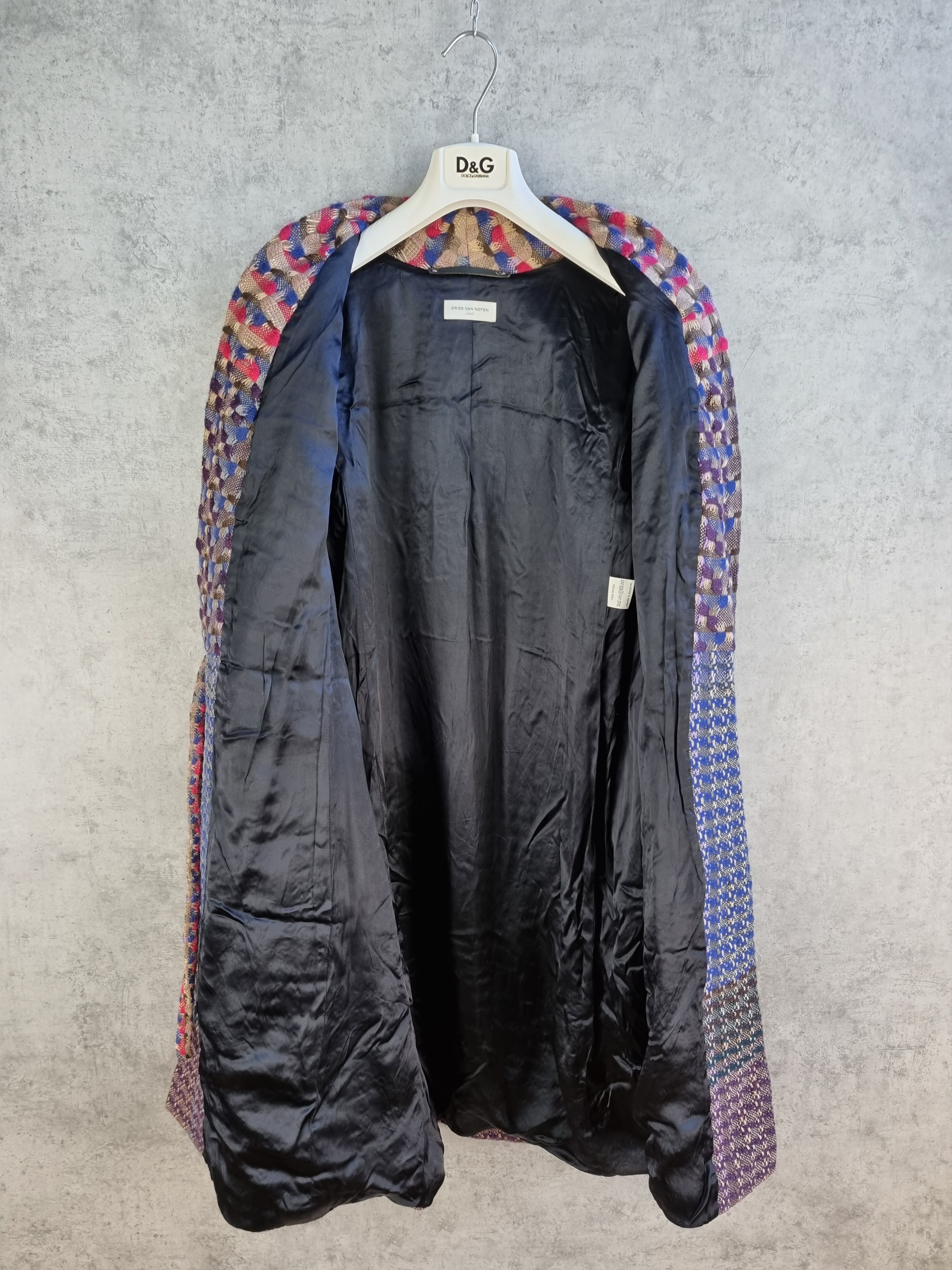 Dries Van Noten Dries Van Noten Very Rare Multicolor Tweed Kimono Knitted Size S / US 4 / IT 40 - 5 Thumbnail