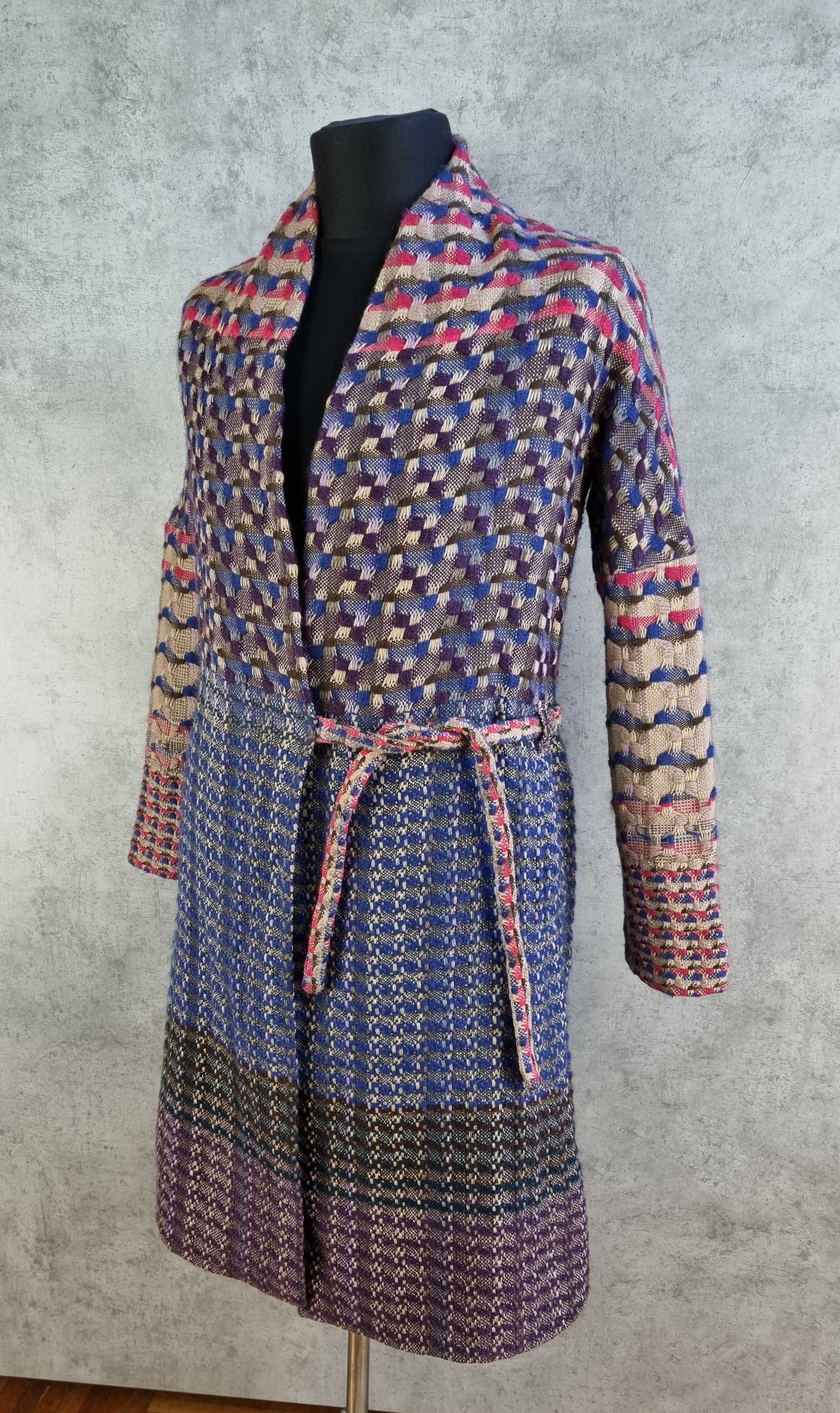 Dries Van Noten Dries Van Noten Very Rare Multicolor Tweed Kimono Knitted Size S / US 4 / IT 40 - 11 Thumbnail