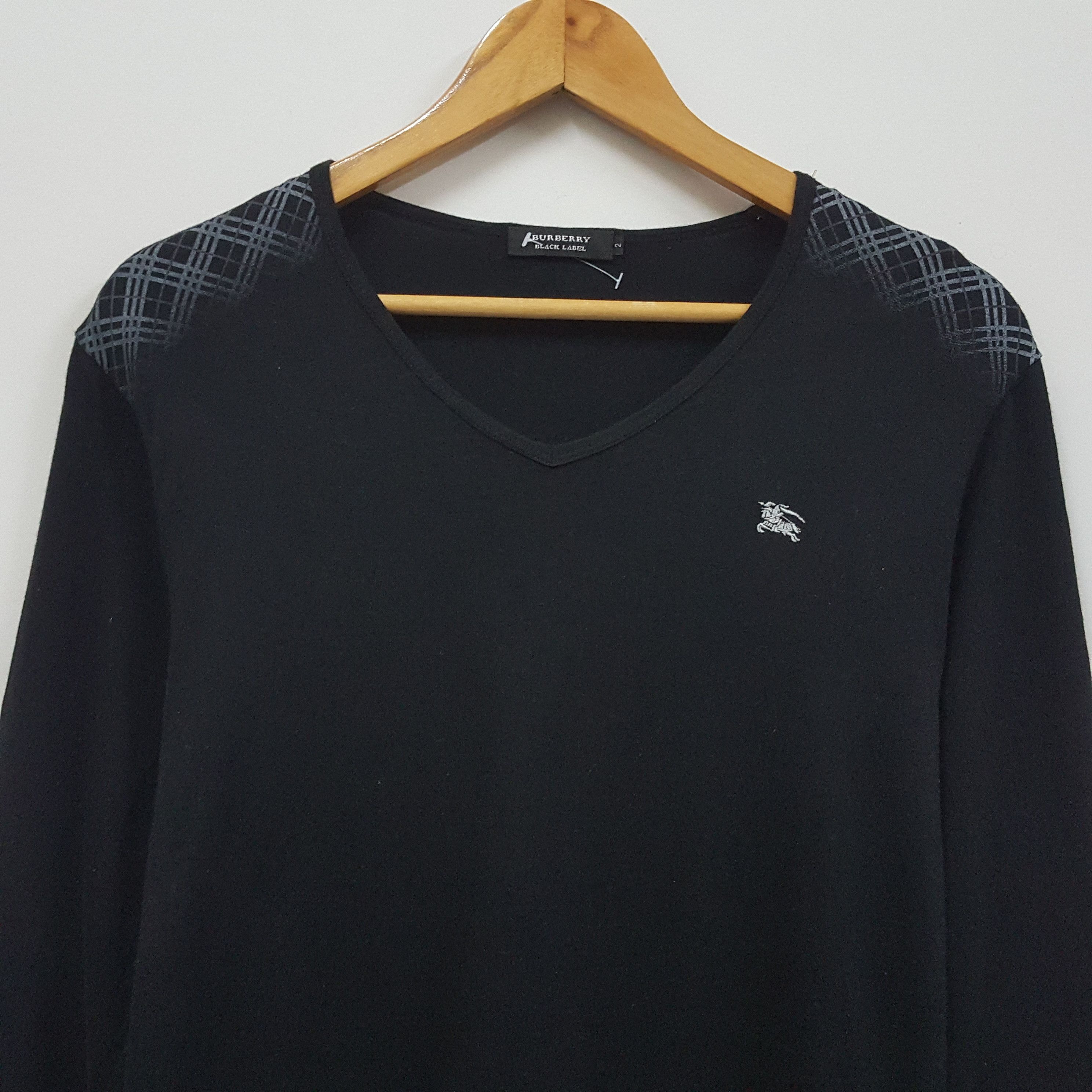 Burberry × Vintage Vintage BURBERRY black label t-shirt made in Japan Size US M / EU 48-50 / 2 - 5 Thumbnail