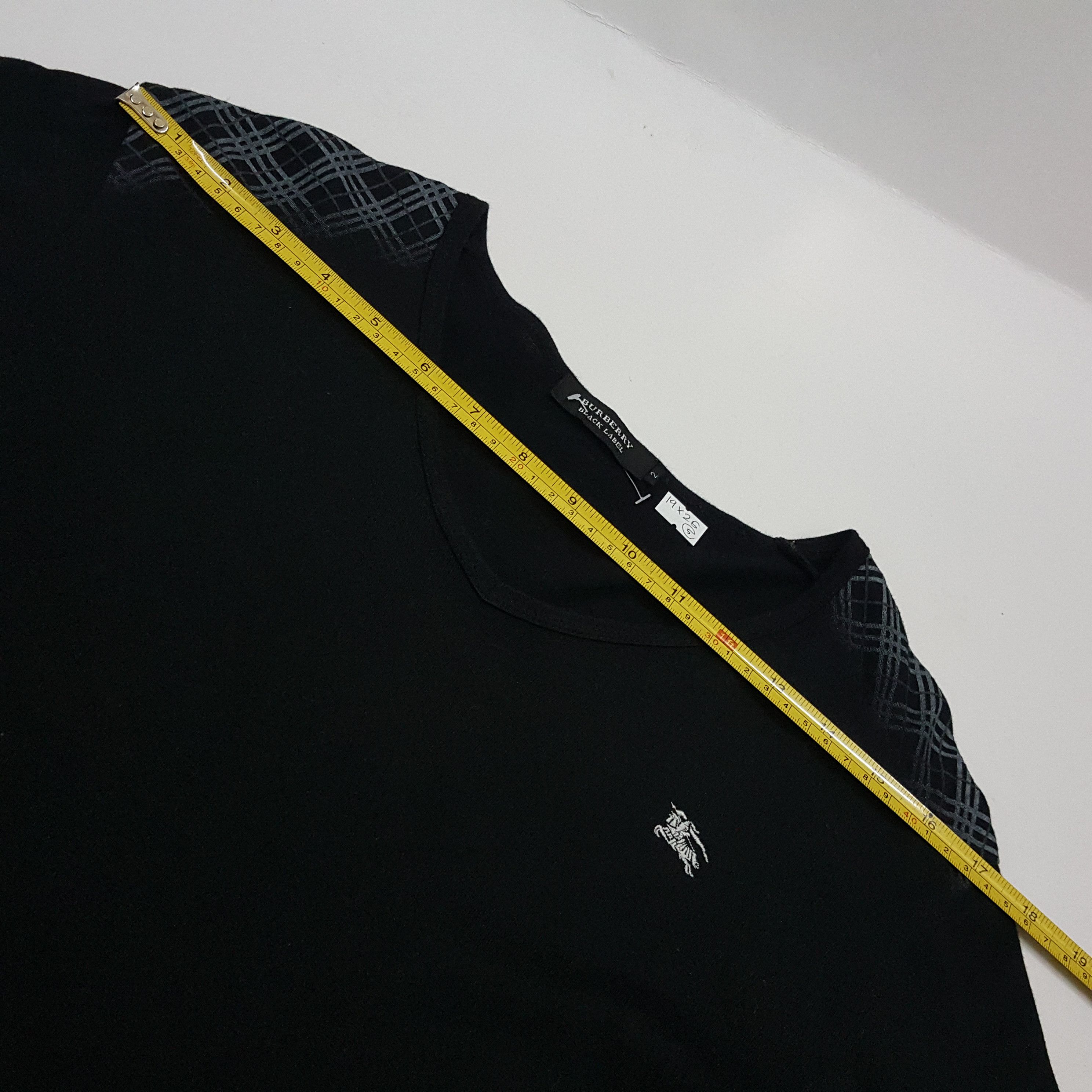 Burberry × Vintage Vintage BURBERRY black label t-shirt made in Japan Size US M / EU 48-50 / 2 - 6 Thumbnail