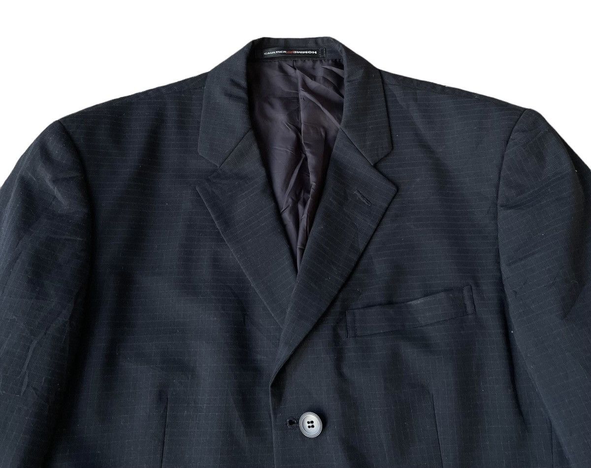 Gaultier Homme Objet Gaultier Homme Object Mini Checkered Buttons Coat Jacket Size 46R - 6 Thumbnail