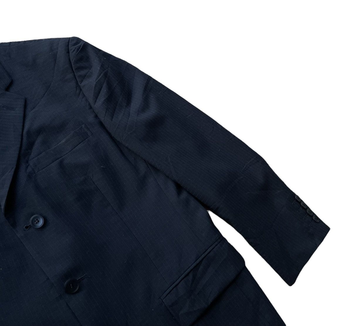 Gaultier Homme Objet Gaultier Homme Object Mini Checkered Buttons Coat Jacket Size 46R - 10 Thumbnail