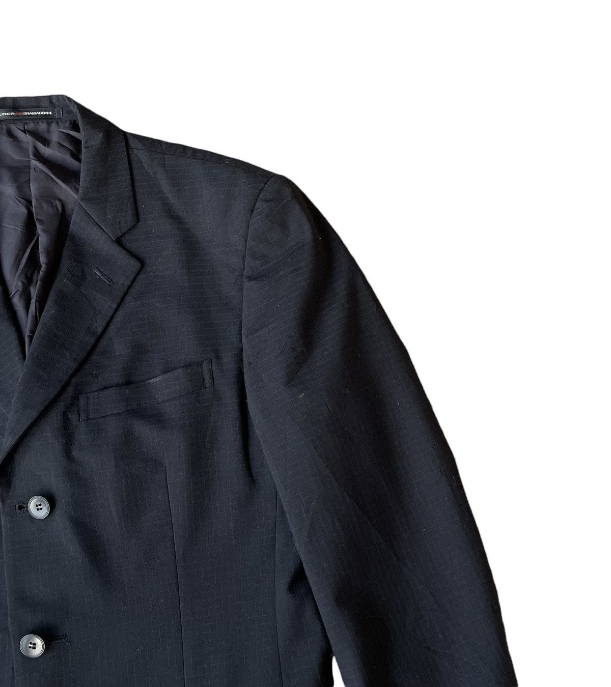 Gaultier Homme Objet Gaultier Homme Object Mini Checkered Buttons Coat Jacket Size 46R - 2 Thumbnail