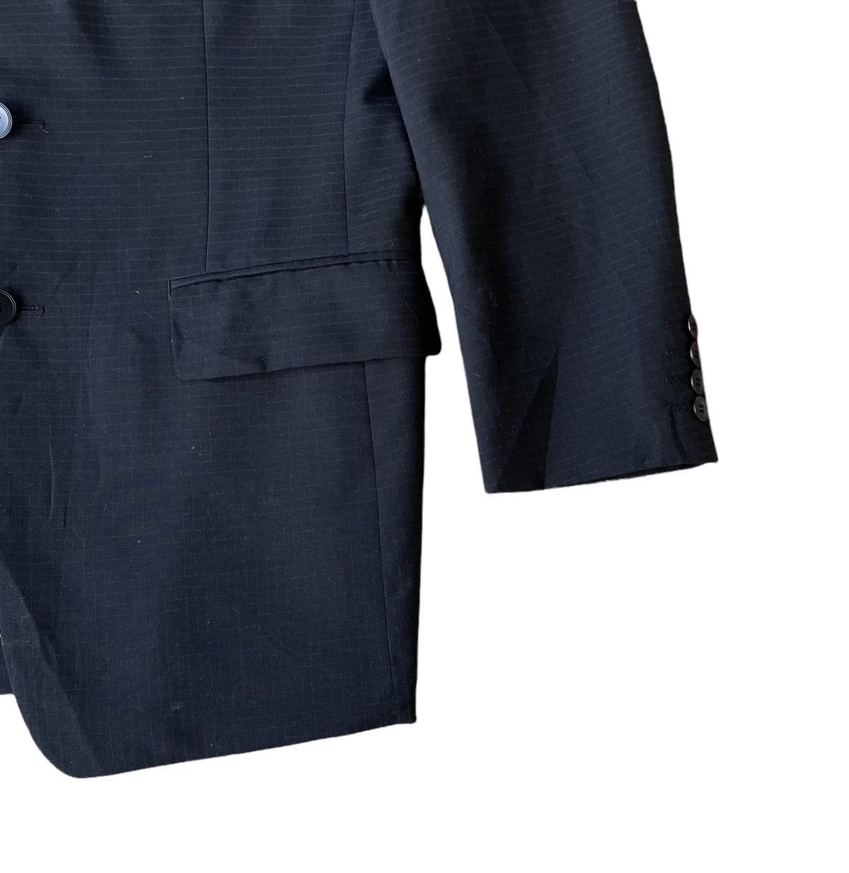 Gaultier Homme Objet Gaultier Homme Object Mini Checkered Buttons Coat Jacket Size 46R - 3 Thumbnail