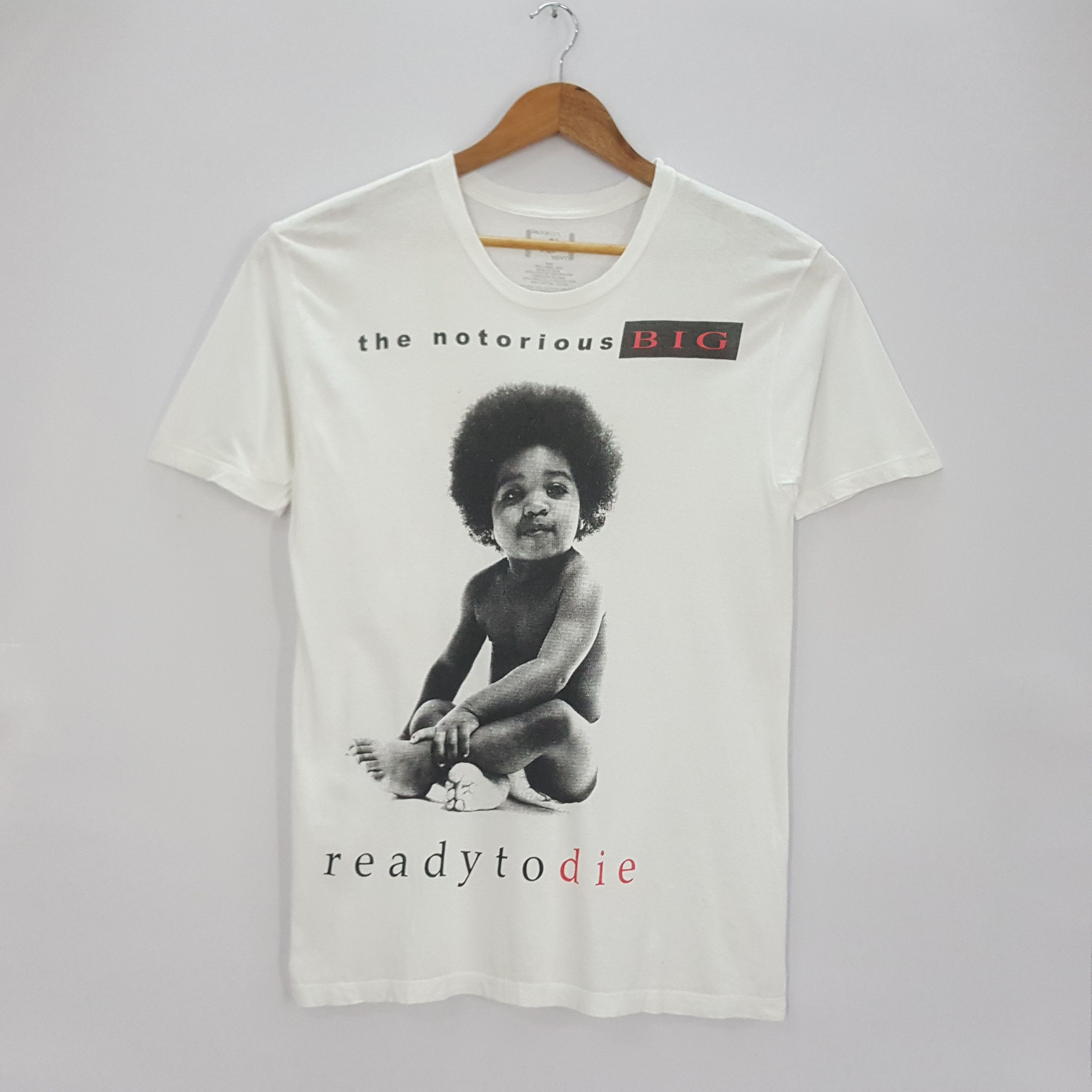 Rap Tees × Vintage Vintage Biggie BIG Ready to Die Rap Tees t-shirt Size US M / EU 48-50 / 2 - 1 Thumbnail